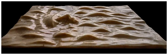 Sogno sull'onda, 2023, Marble Rosso Portogallo, 60x38x5