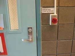 A school seclusion room in Alaska. 