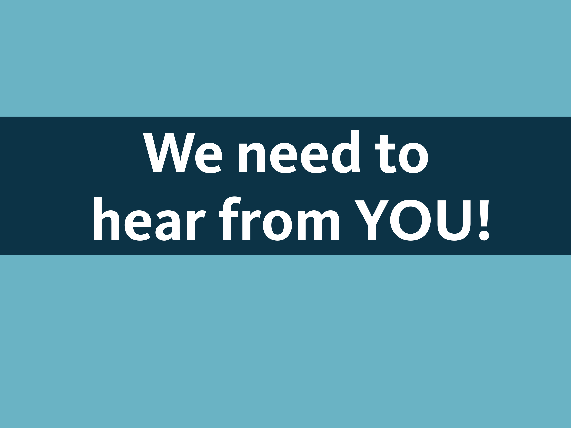 Statewide Self-Advocate Listening Sessions