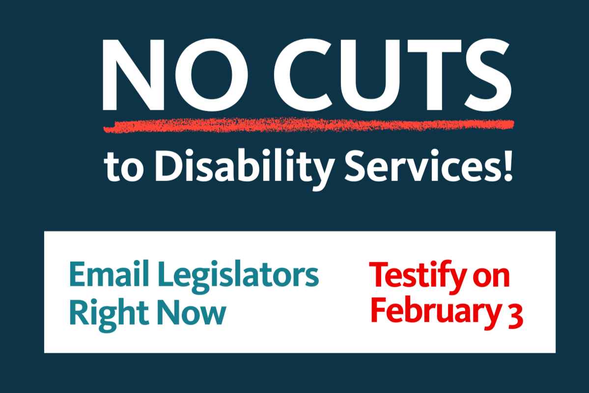 ALERT: Testify February 3 to Protect Disability Services!