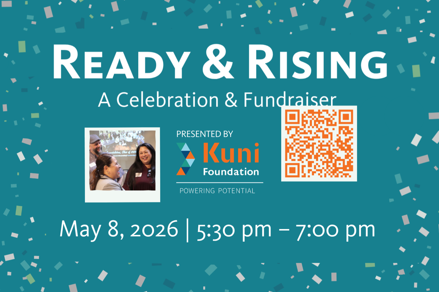 Join Us May 8th for a Celebration &amp; Fundraiser