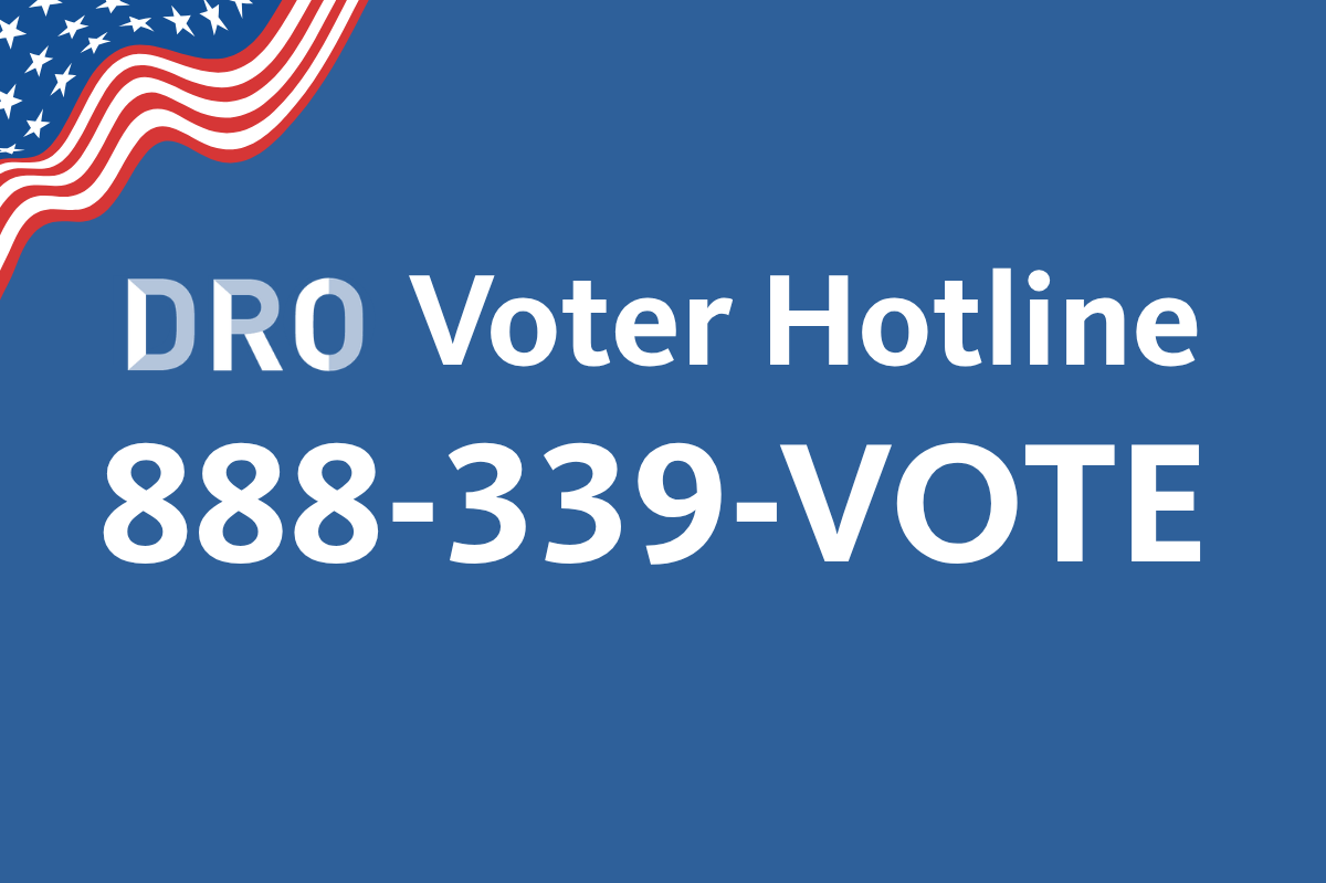Disability Rights Oregon Announces Voter Hotline for November 3 Election