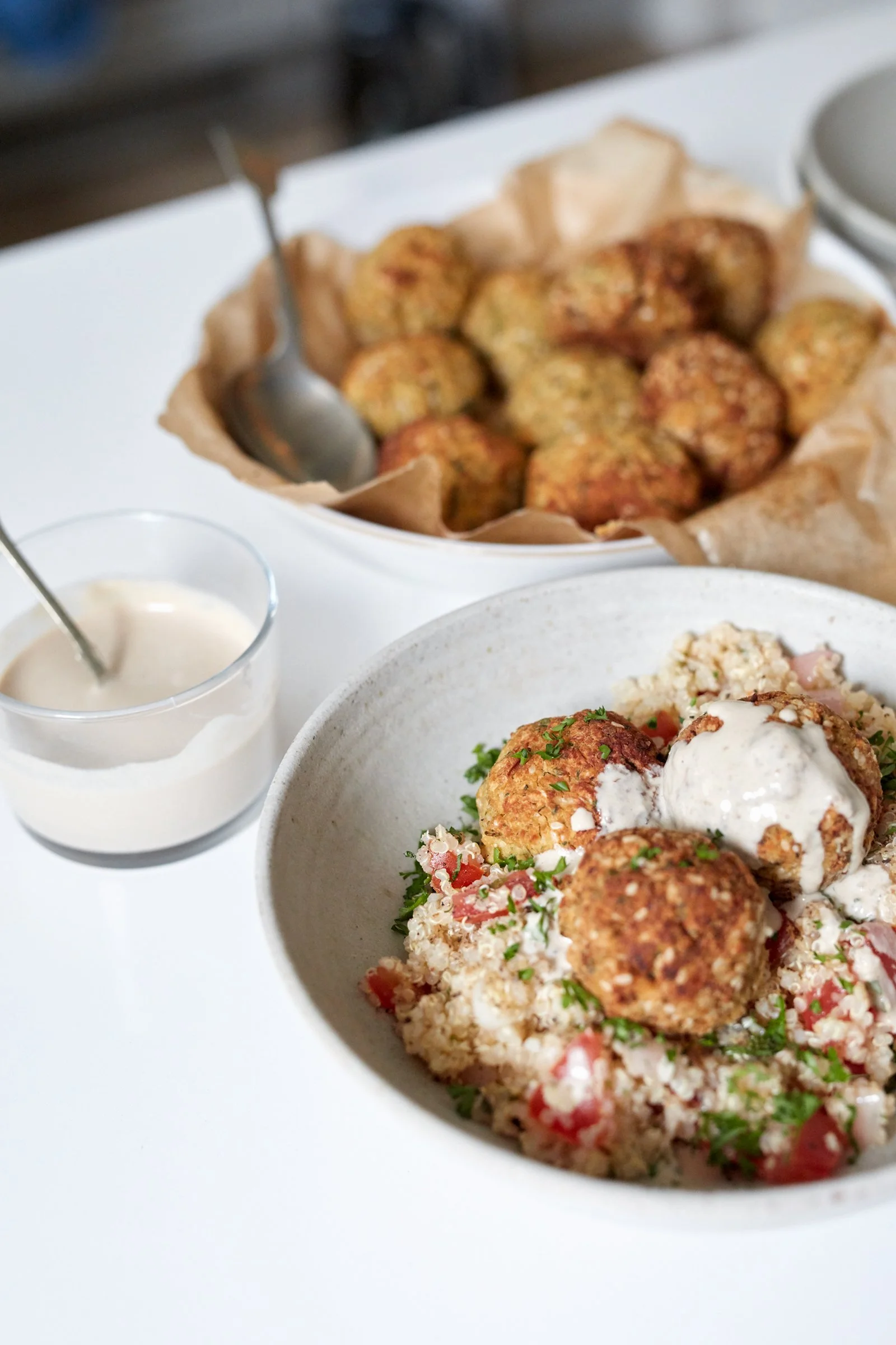 Falafel with Tahini Cream