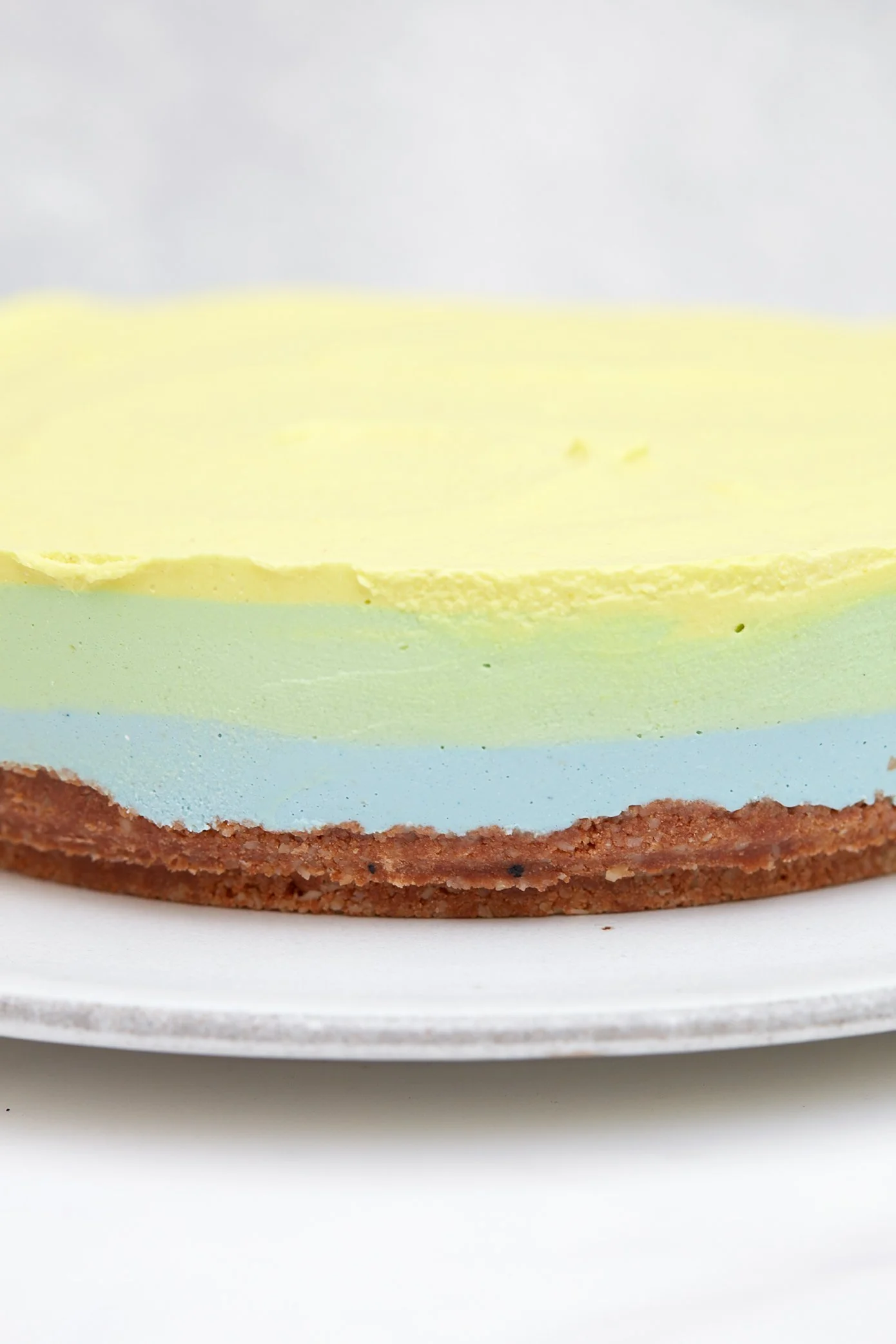 LEMON MULTI-COLOUR LAYER CHEESECAKE