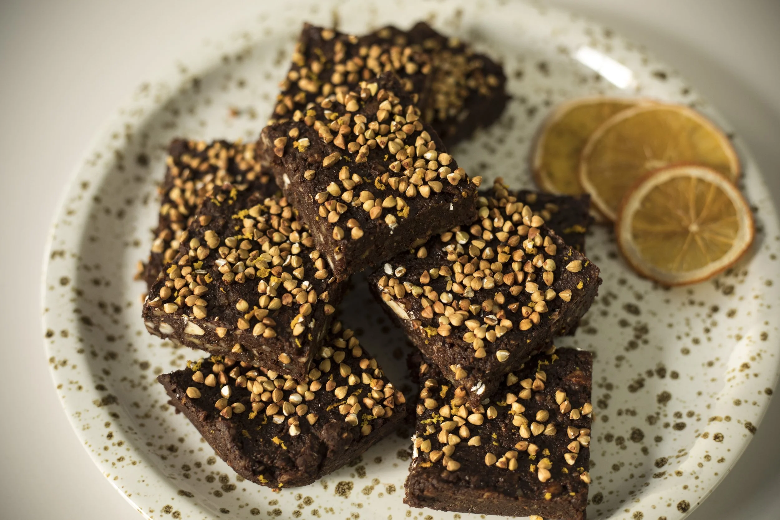 Chocolate Orange Raw Brownies