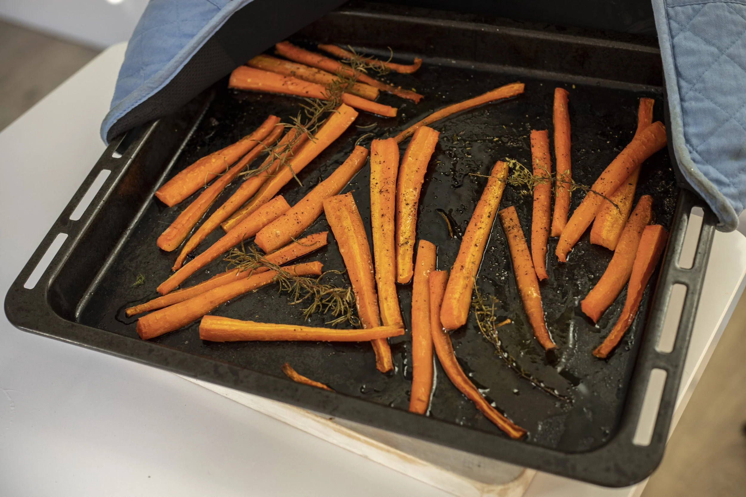 Orange And Maple Roasted Carrots