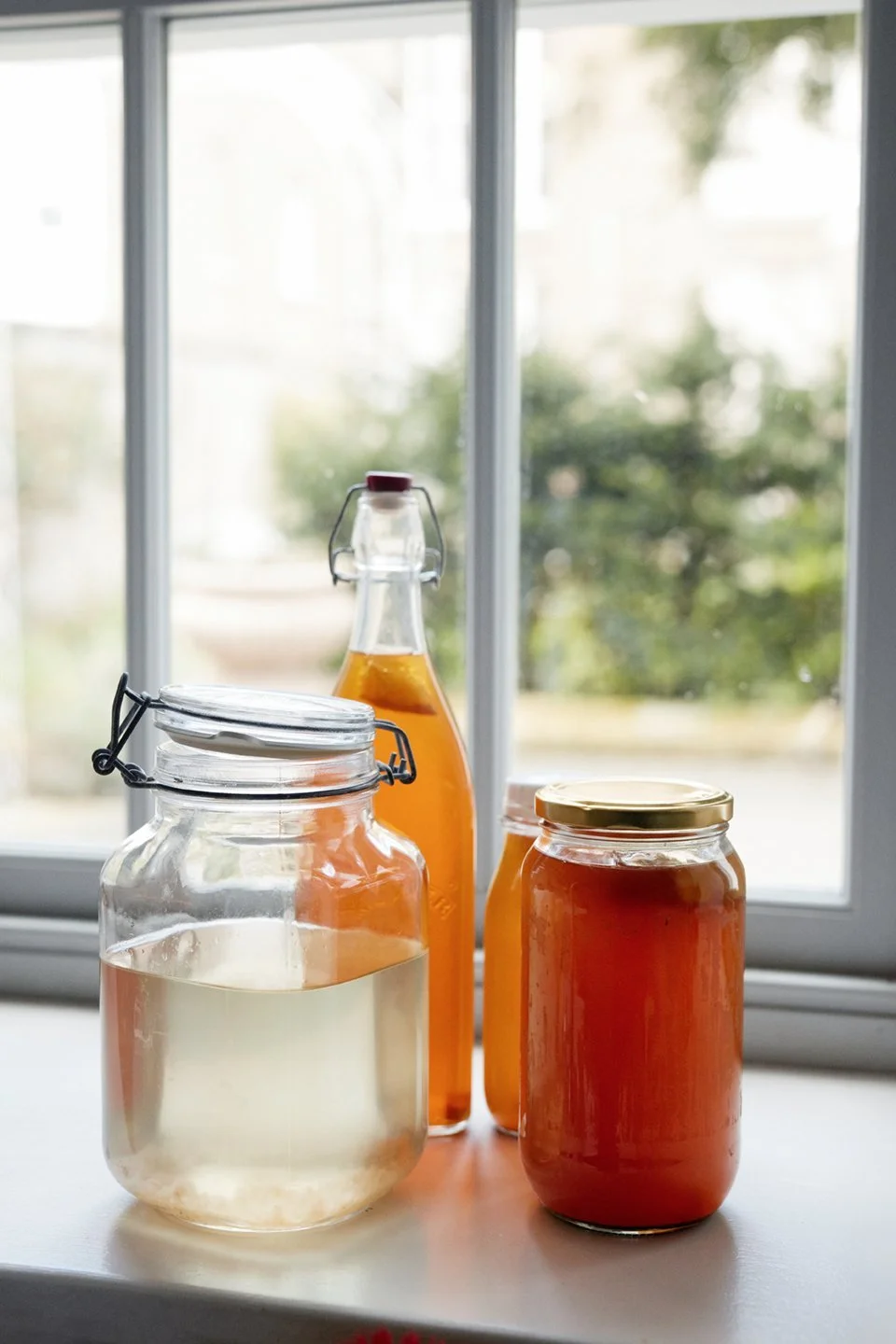 KOMBUCHA WITH LIME AND GINGER