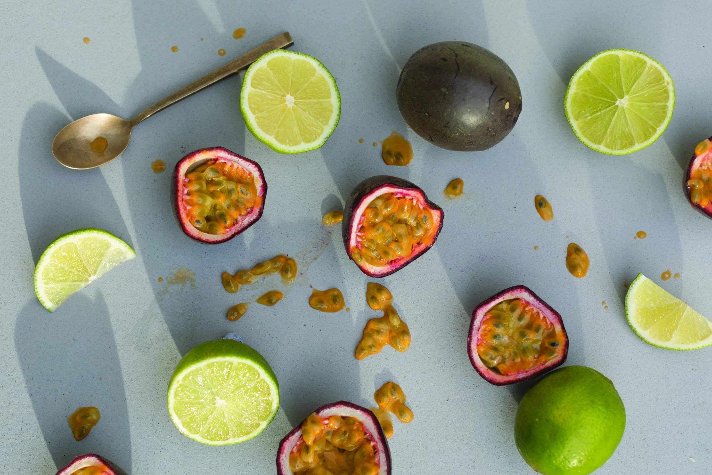 PASSION FRUIT AND LIME PIE