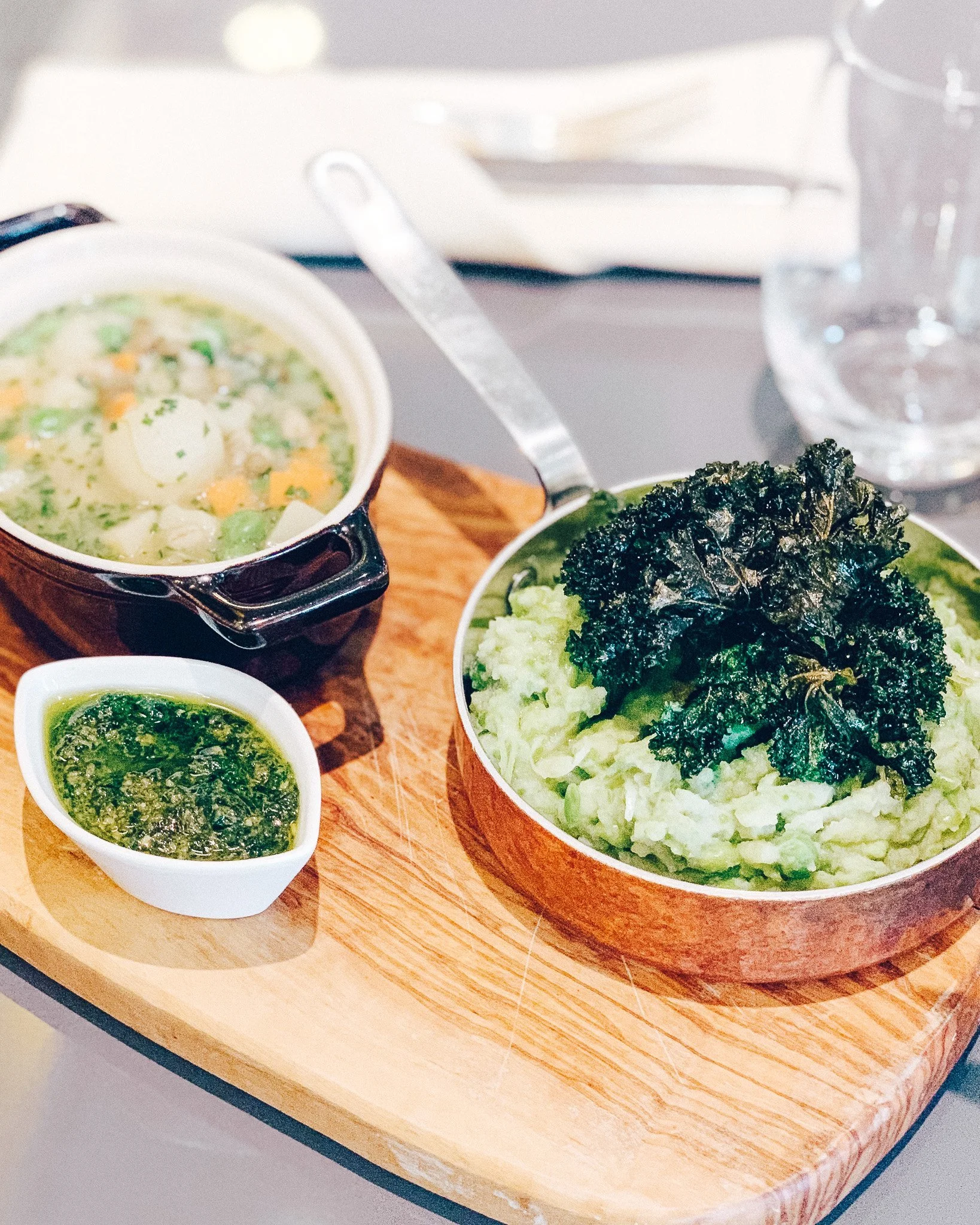 BASIL MASHED POTATOES