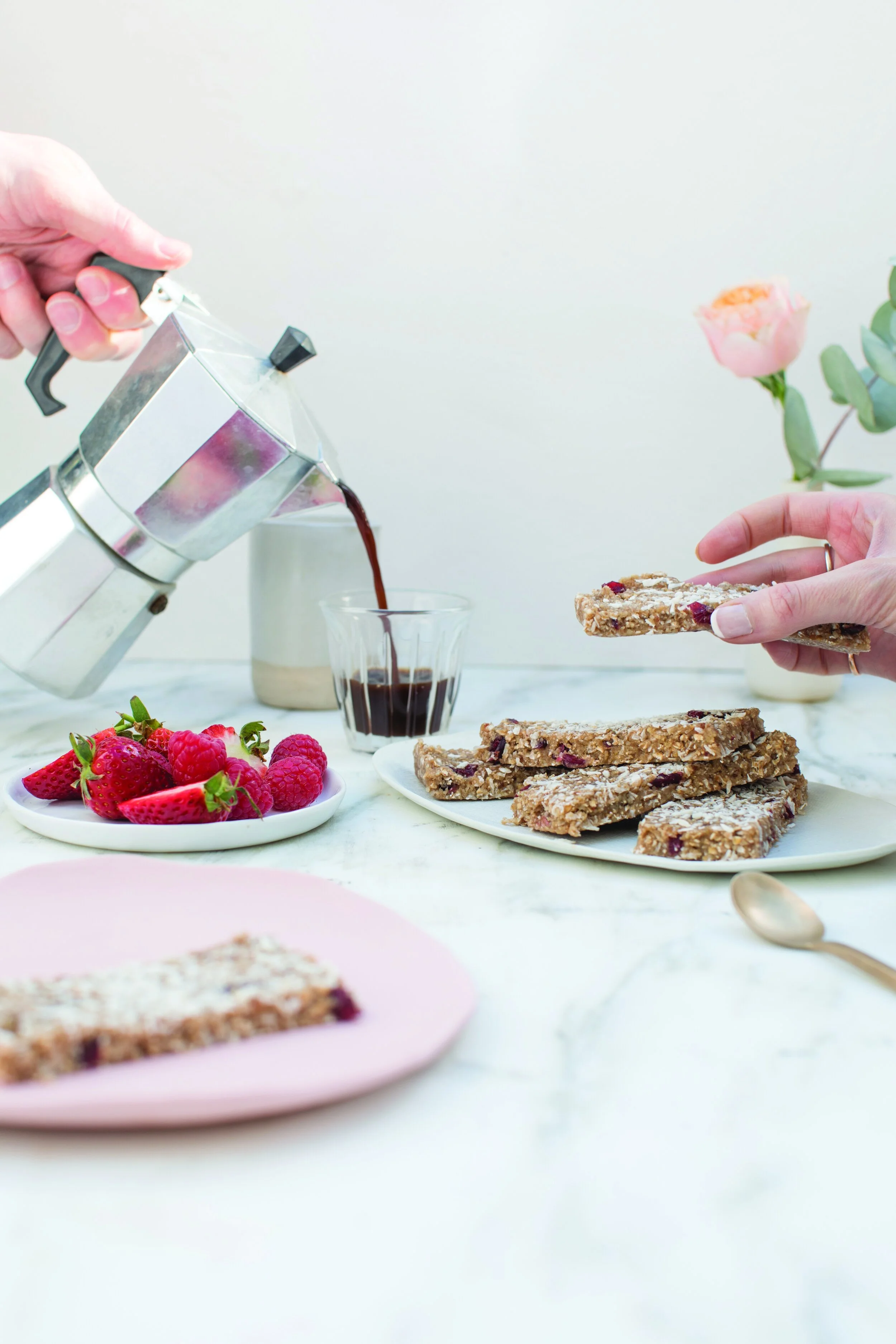 OAT AND CRANBERRY BREAKFAST BARS