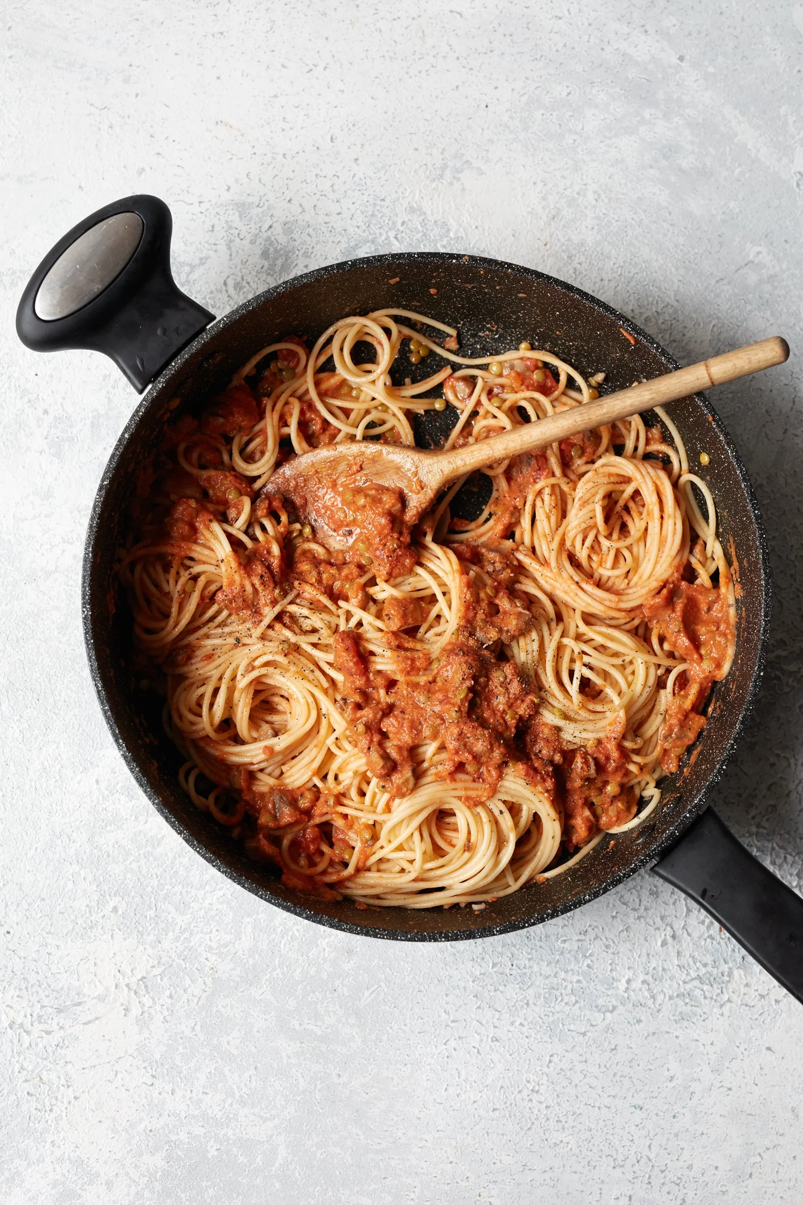 Lentil Bolognese With Brazil Nut Parmesan