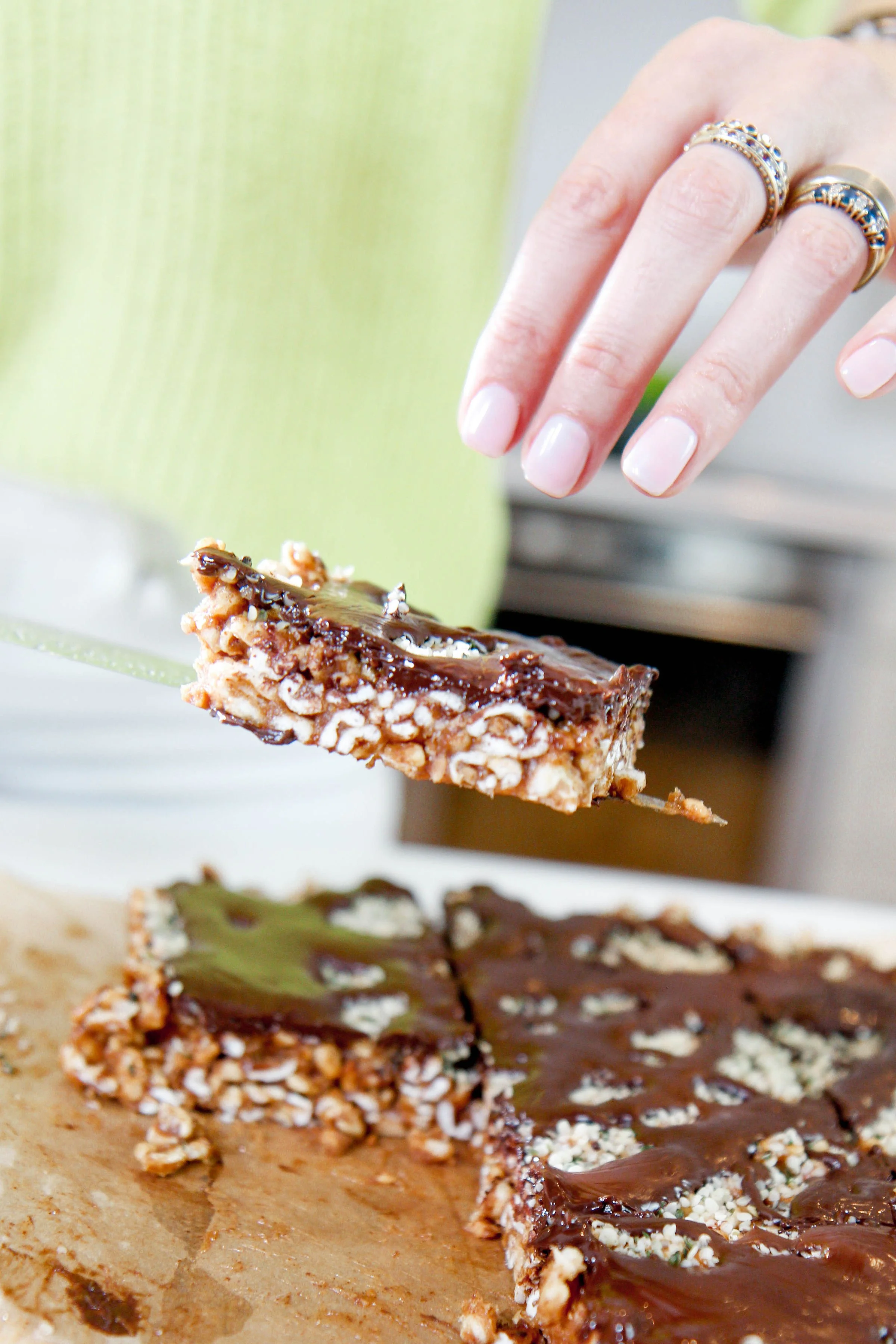 Peanut Butter &amp; Quinoa Crispy Treats