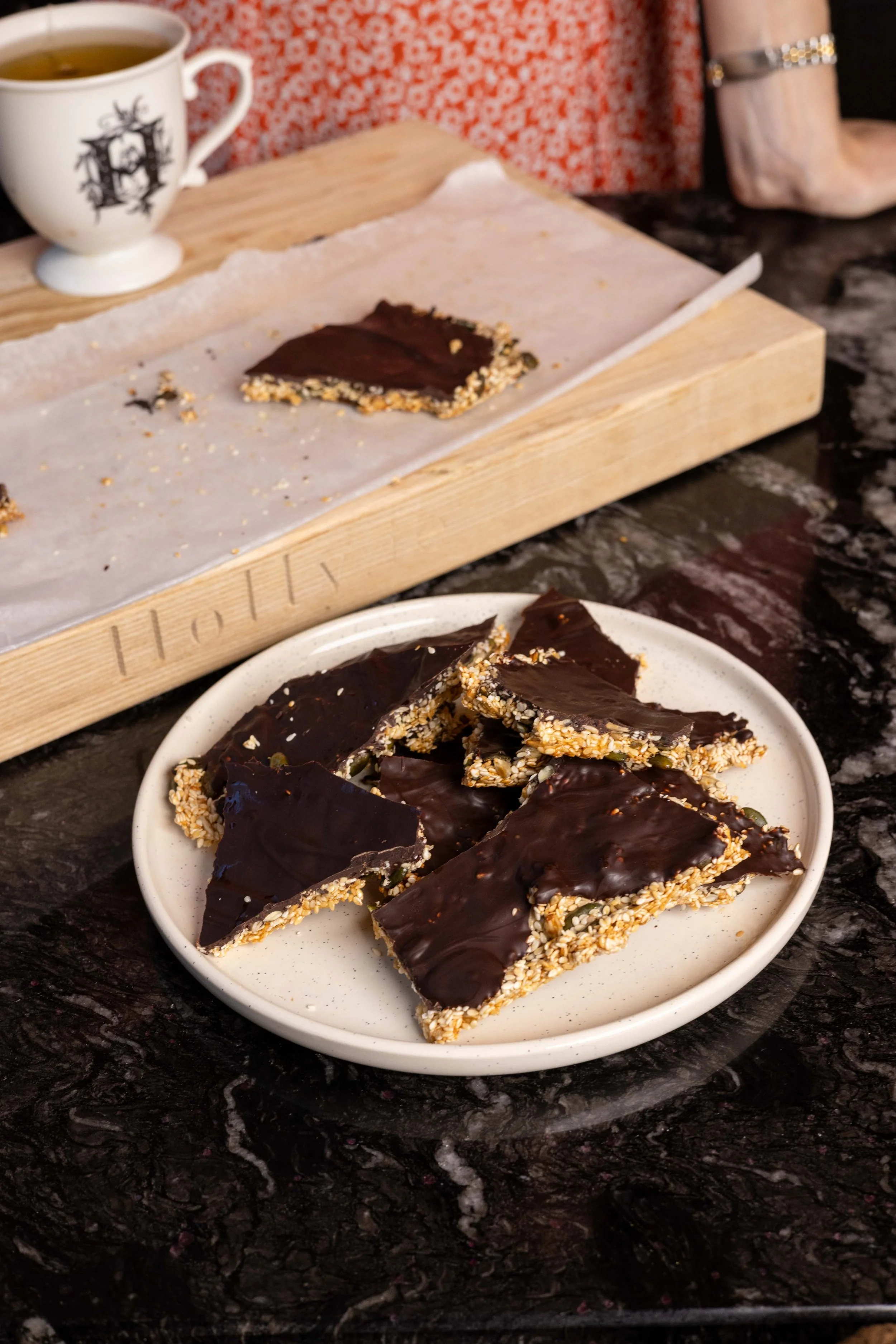 Pumpkin and Sesame Seed Brittle