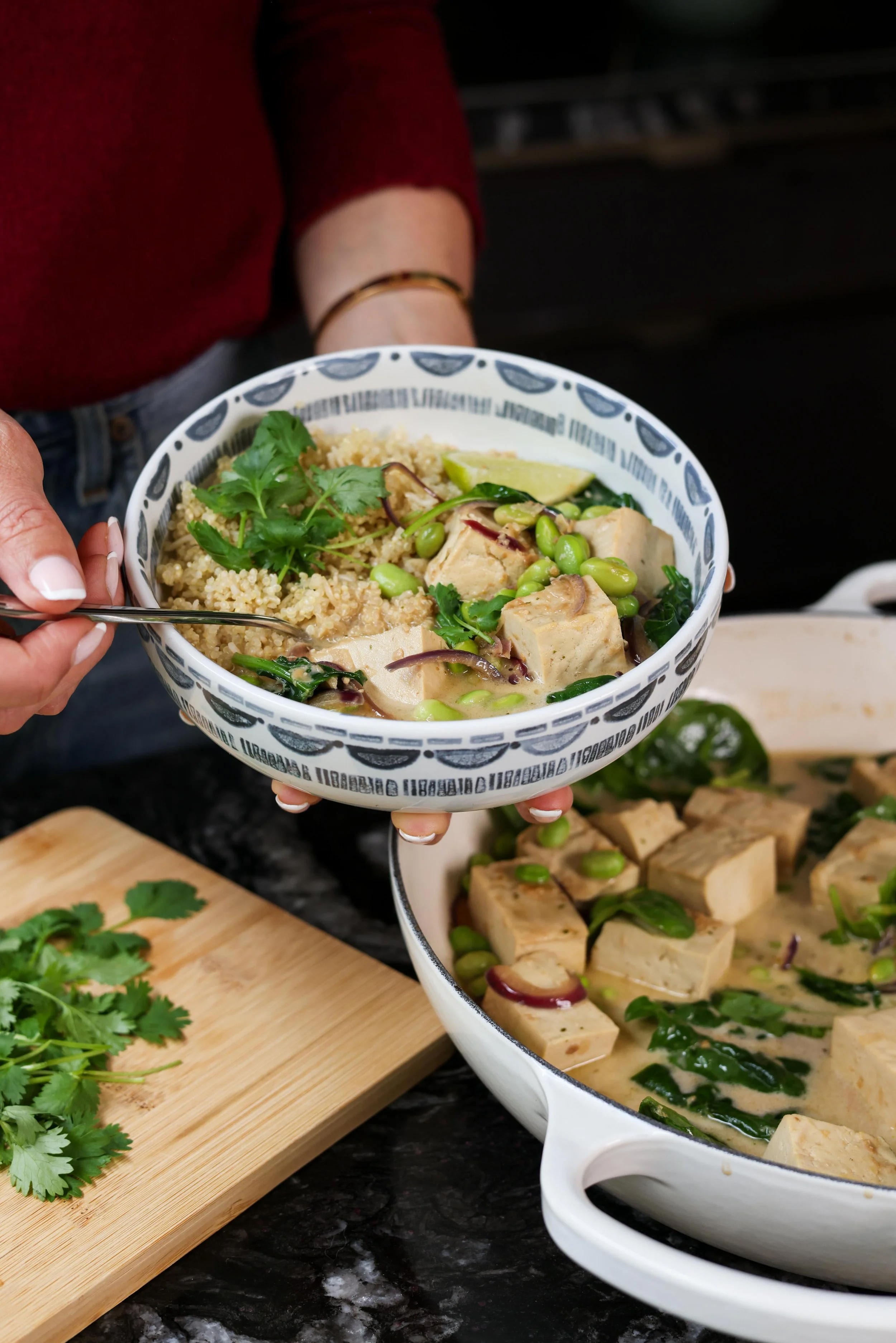 Miso Coconut and Tofu Bowl