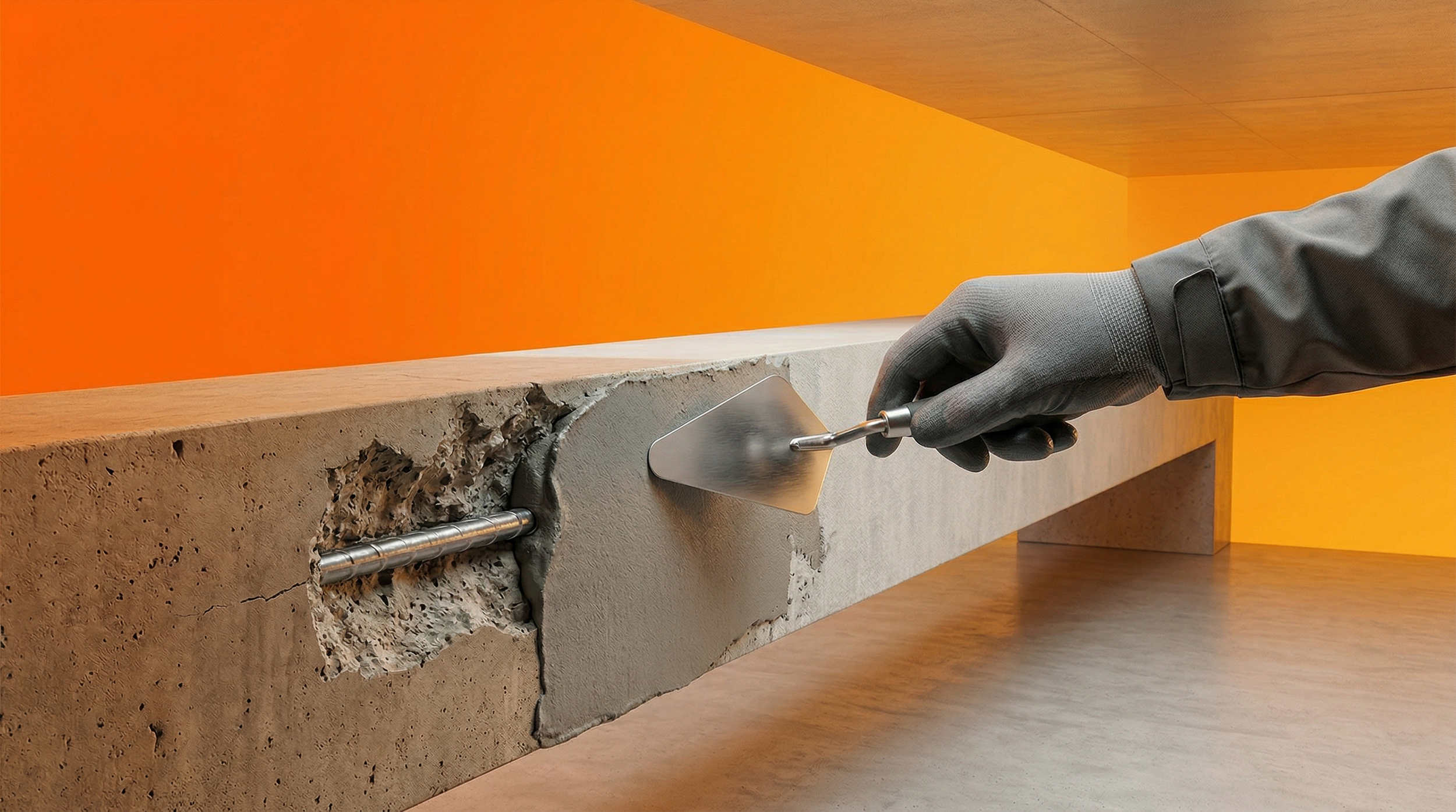 Betongrehabilitering med overflatebehandling mot fuktskader