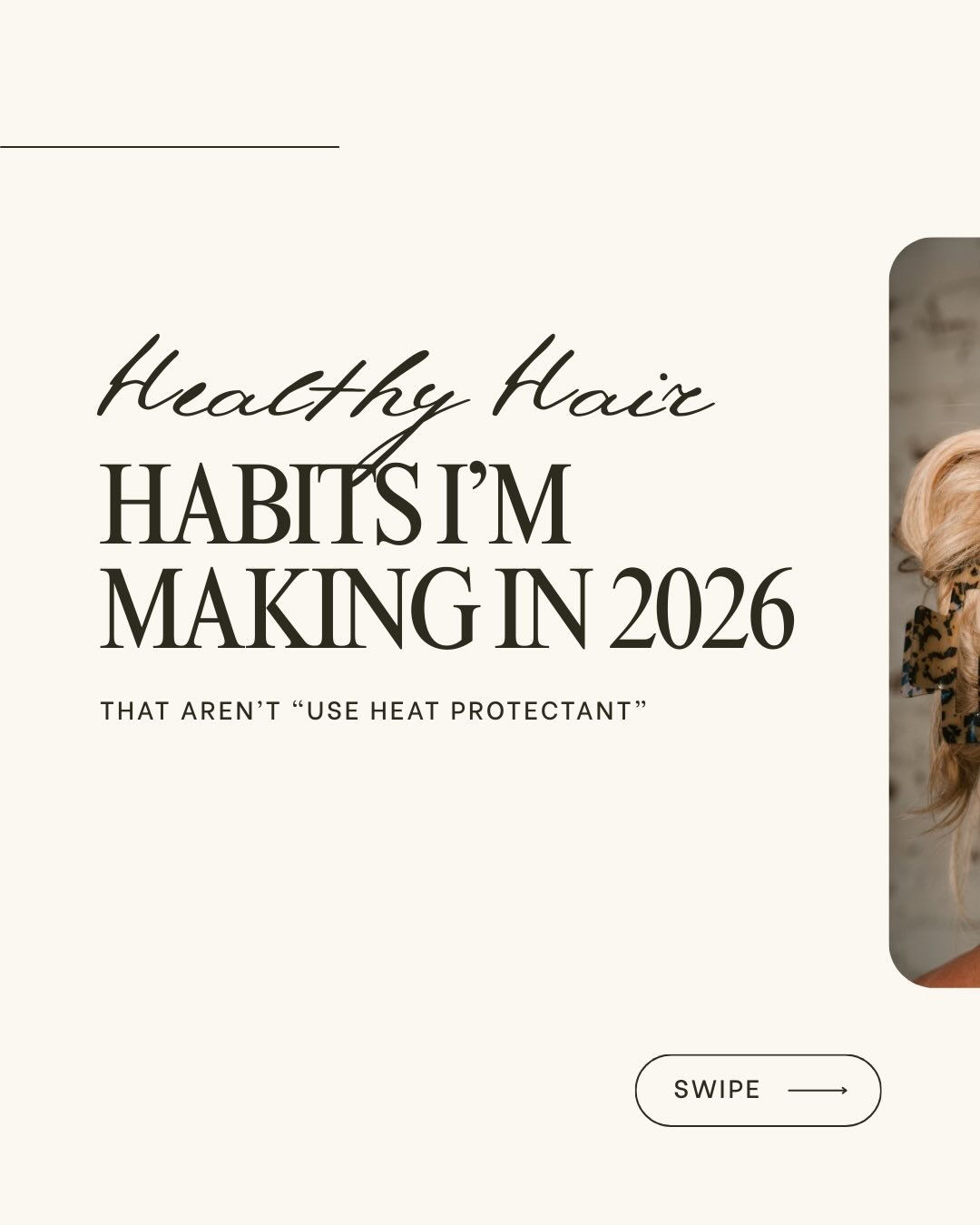 Hair health isn&rsquo;t just what you put on your hair, it&rsquo;s how you take care of yourself every day!💦🗓️🥑🧼

Small changes make a big impact when talking about hair health! It&rsquo;s not always about using the hair mask or a new vitamin gum