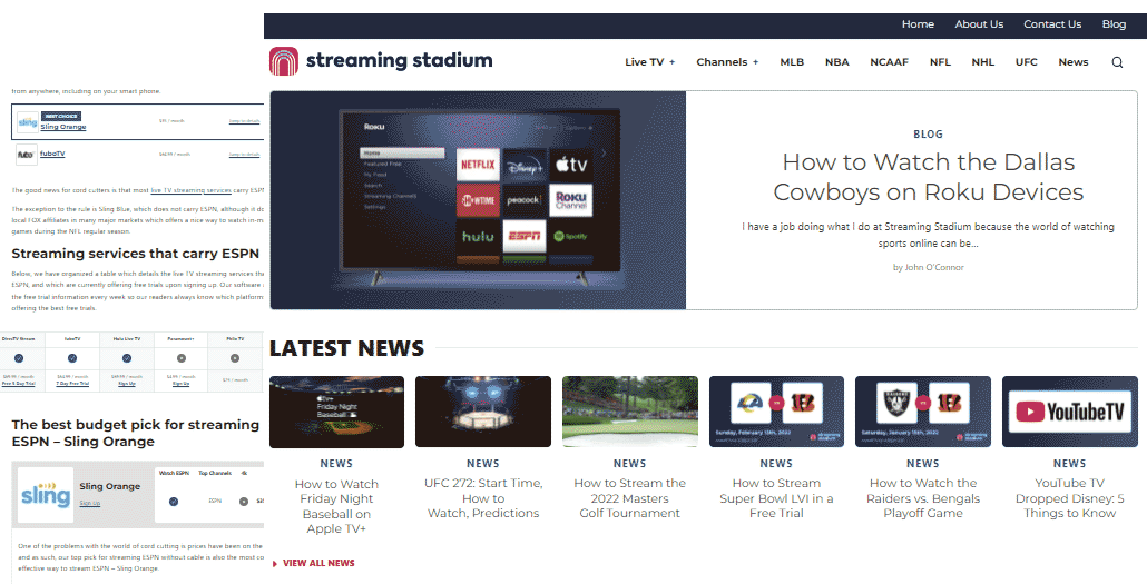 Streaming Stadium — JSO Digital