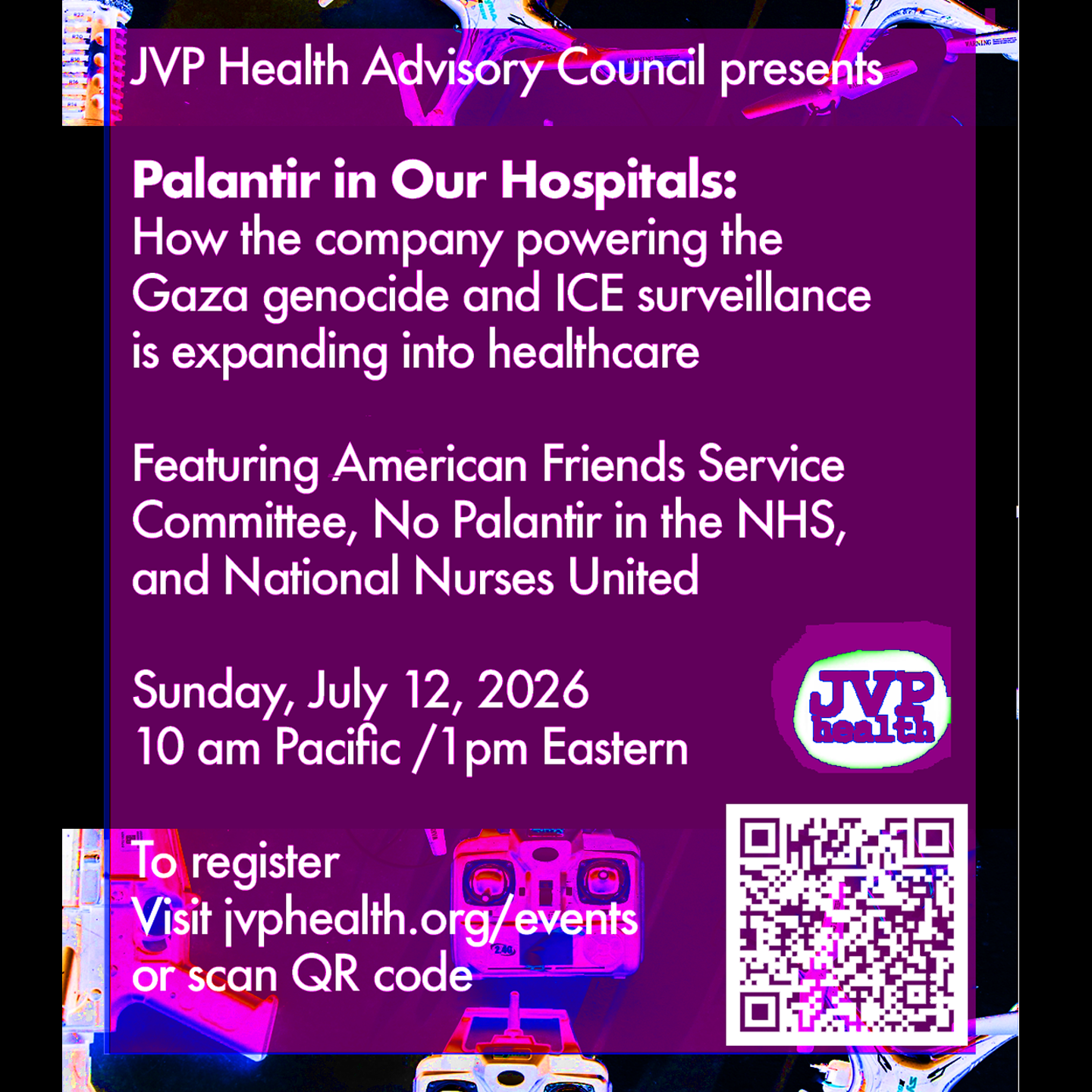 Sunday July 12, 2026: JVP HAC 