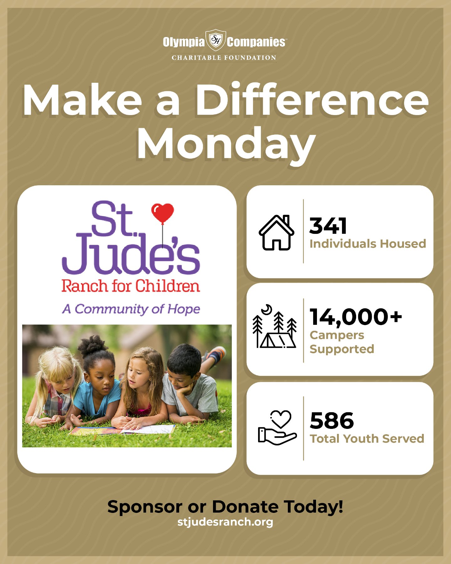 Changing lives starts with creating a place where children can truly feel at home. This is what compassion looks like in action, and why @stjudesranchforchildren mission matters so deeply to our community.