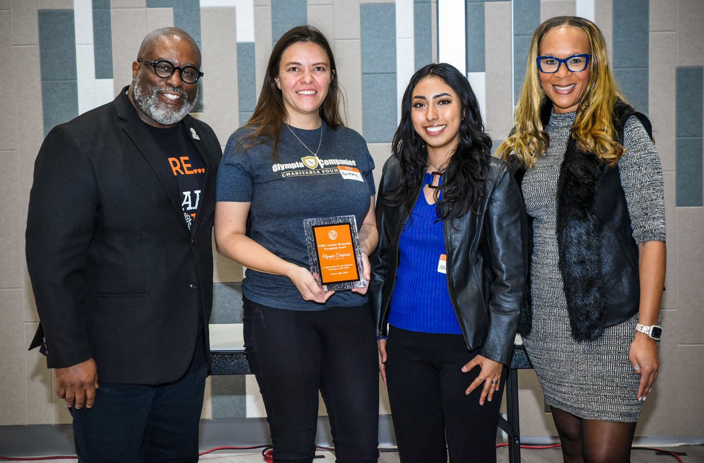 Honored to be recognized at CORE&rsquo;s Mentors &amp; Muffins event as Community Partner of the Year 🤍

This moment celebrates the mentors and community partners who are showing up, sharing knowledge, and actively shaping the future workforce of So