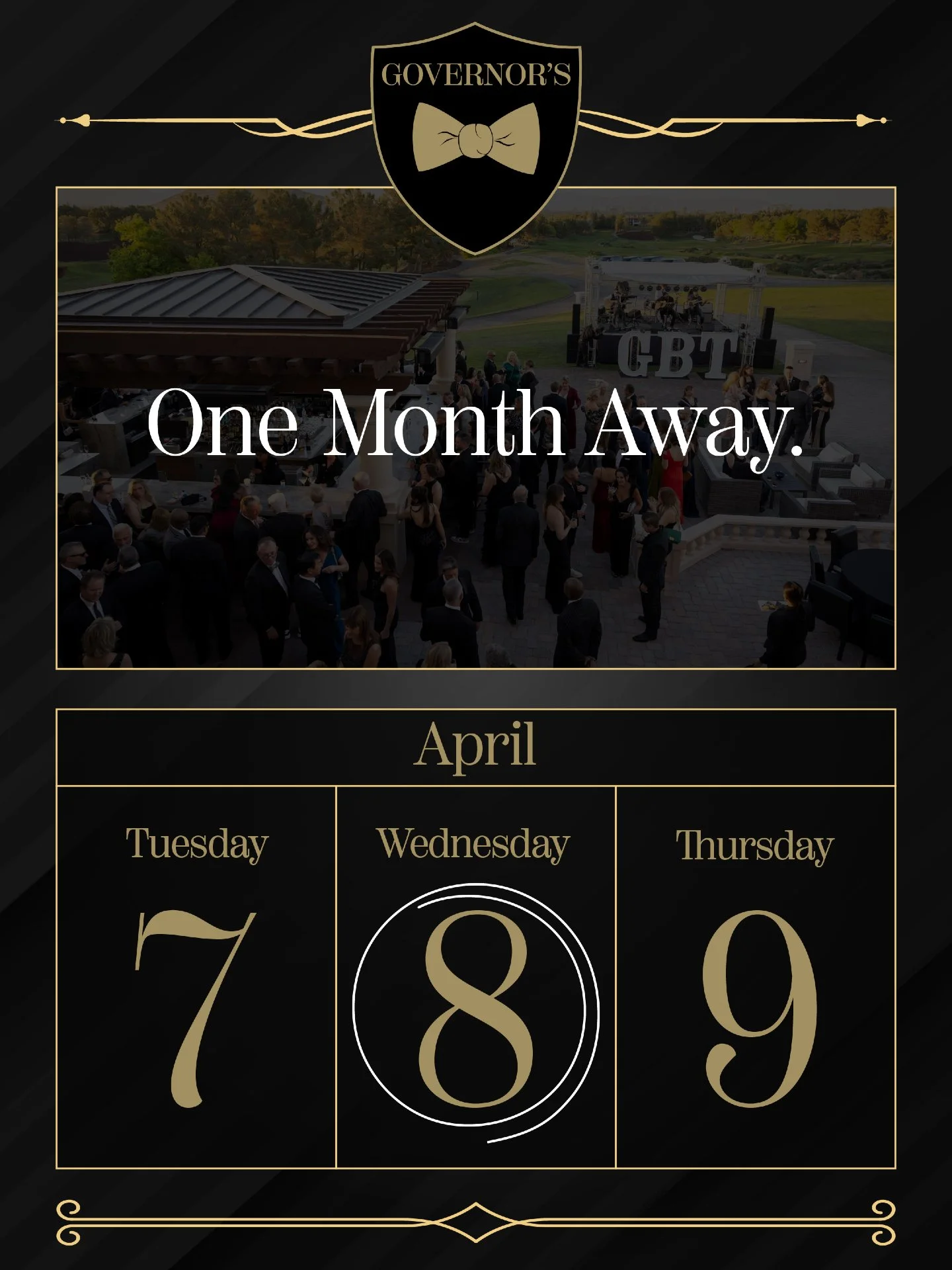 Black tie season has entered the chat. ✨ One month until the music plays, the room sparkles, and generosity steals the show.