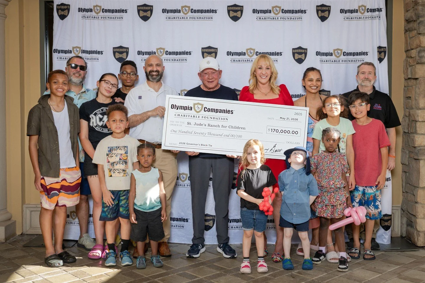 Honored to present $170,000 to @stjudesranchforchildren ✨

For generations, St. Jude&rsquo;s Ranch has provided safe homes, healing, and hope for children and families in need. 

This contribution helps continue that life changing work and the countl
