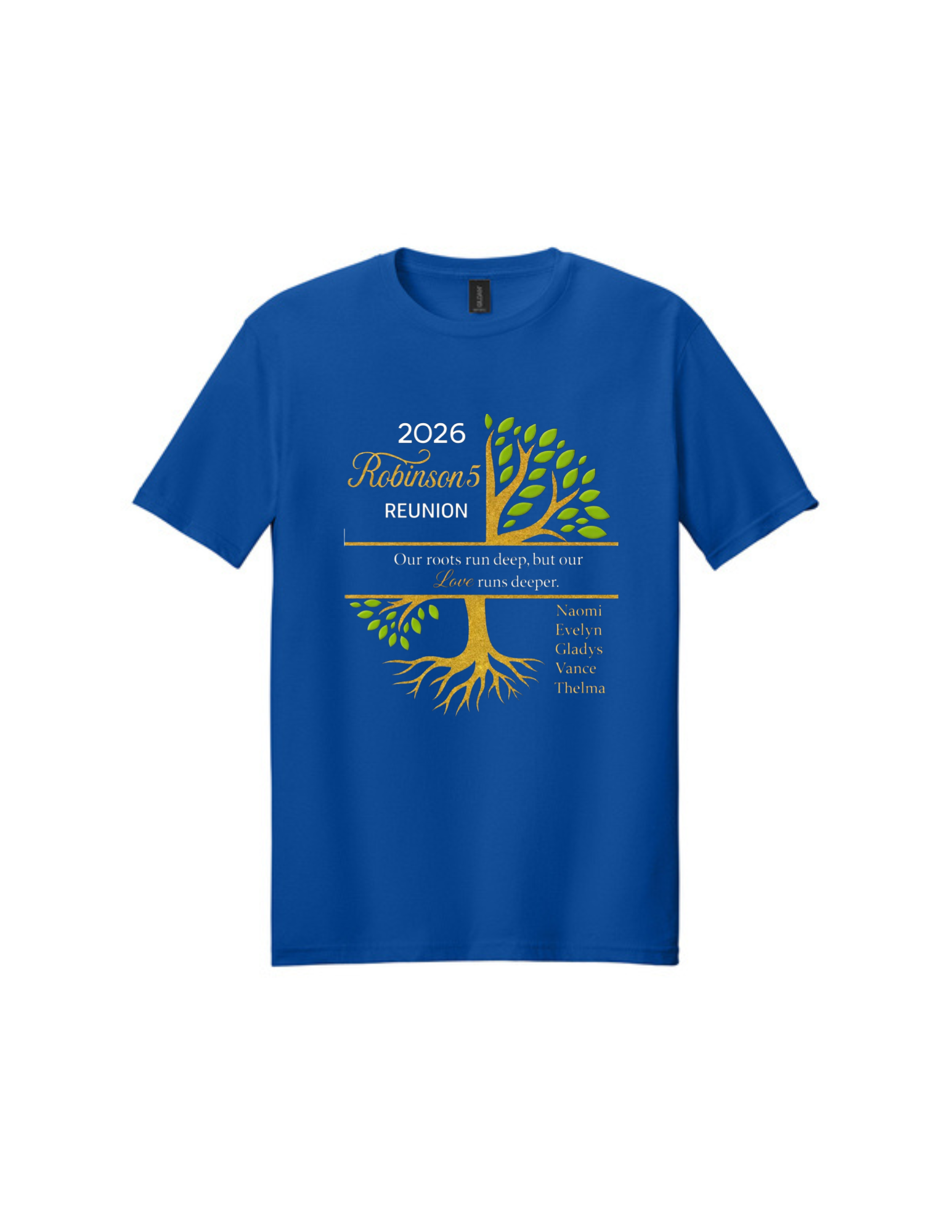 Robinson 5 Family Reunion Royal Blue T-Shirt