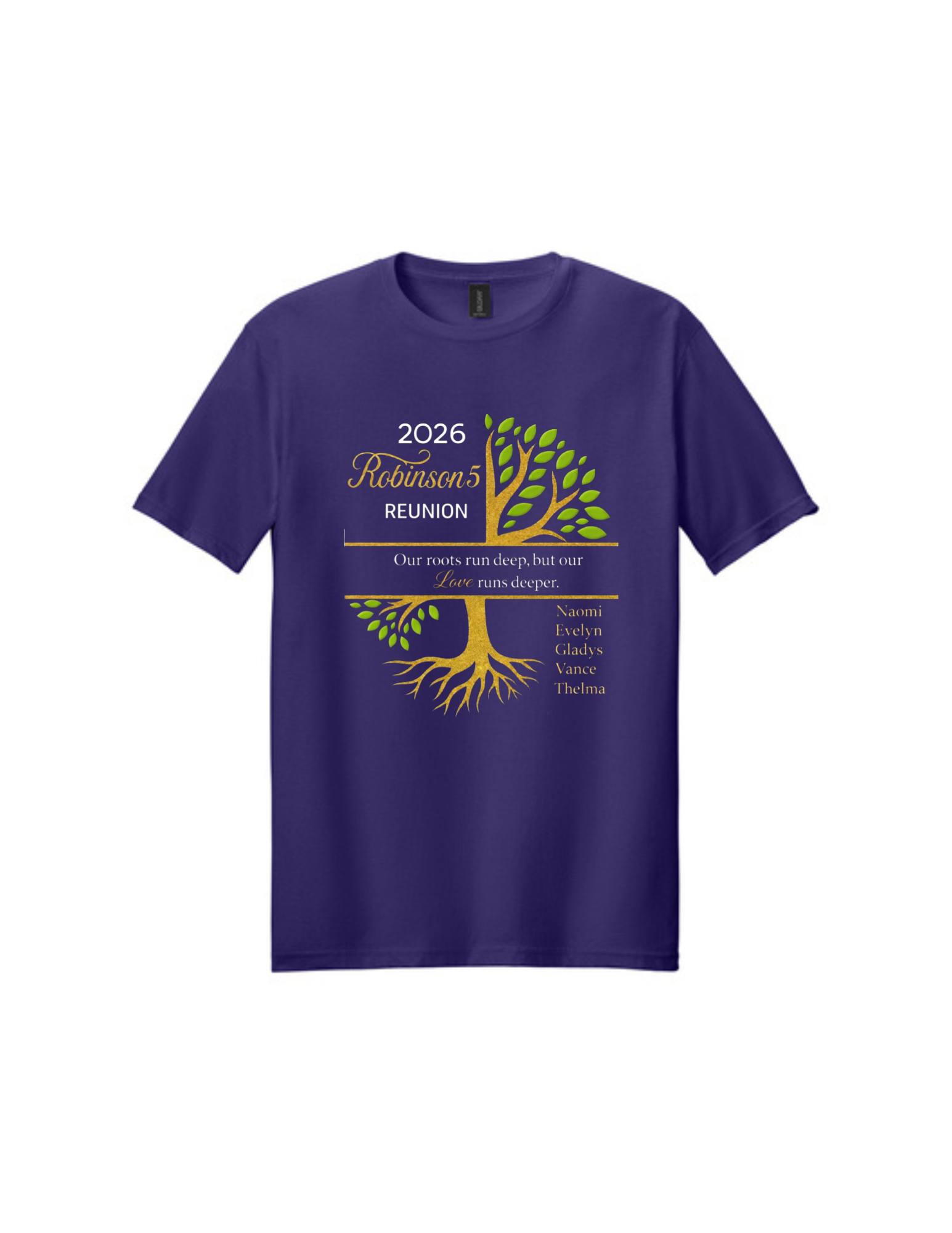 Robinson 5 Family Reunion Purple T-Shirt
