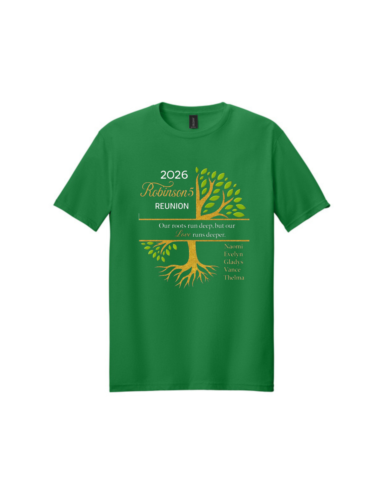 Robinson 5 Family Reunion Green T-Shirt
