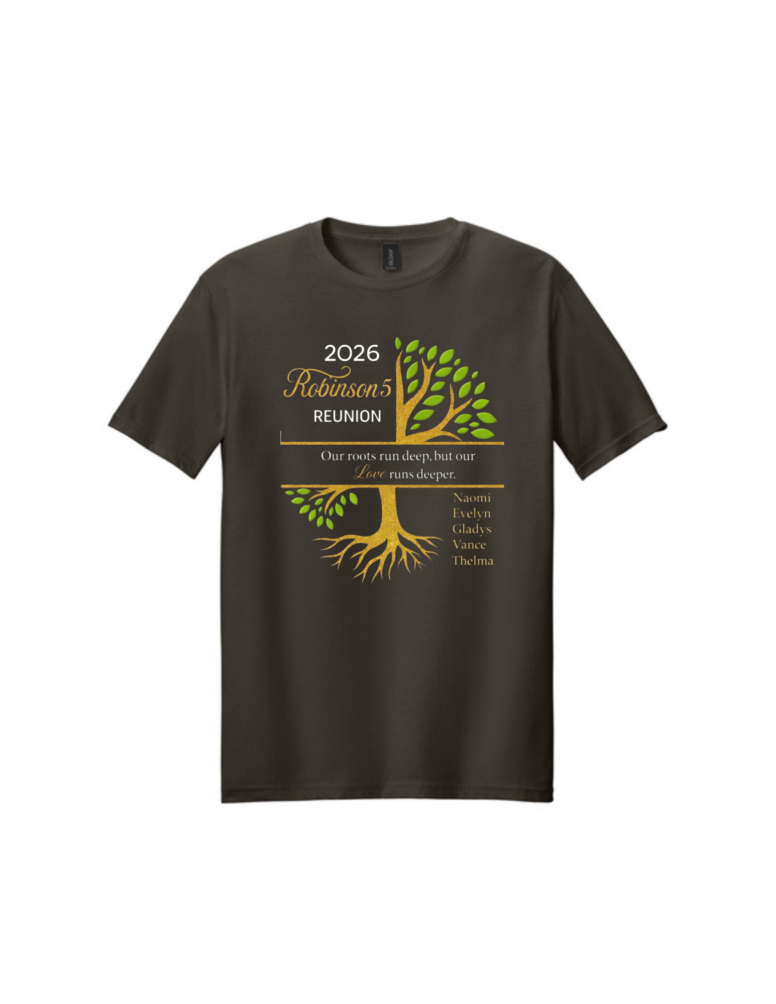 Robinson 5 Family Reunion Brown T-Shirt