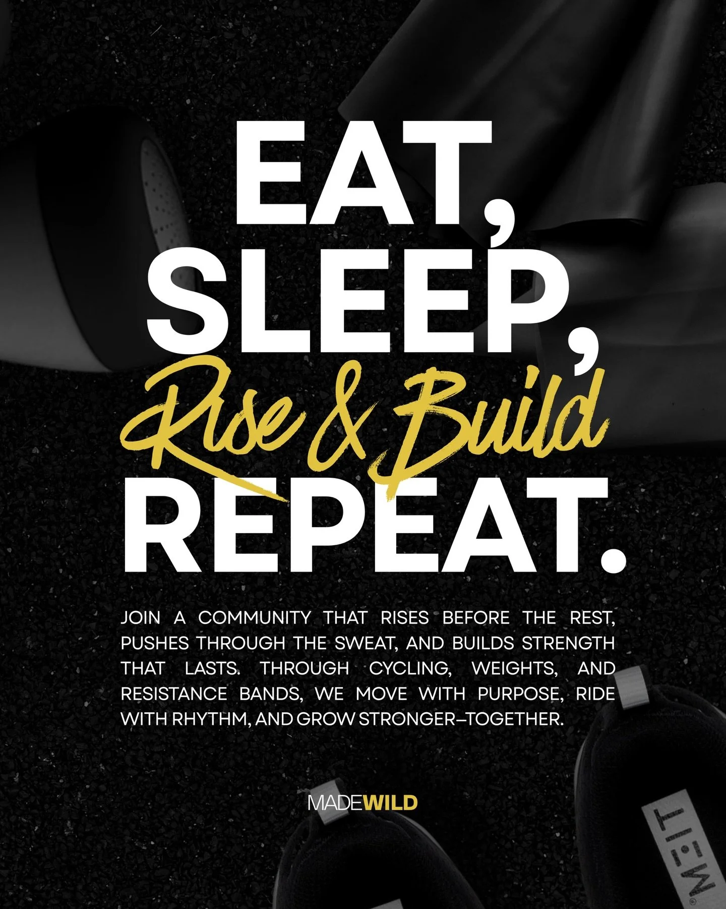 Join the community that rises before the rest. Rhythm, resistance, and growth &mdash; every morning.

We rise together. We build together.
Rise &amp; Build, our 5:15 AM format 💪🏼

#madewild #guam #indoorcycling #guamfitness #groupfitness