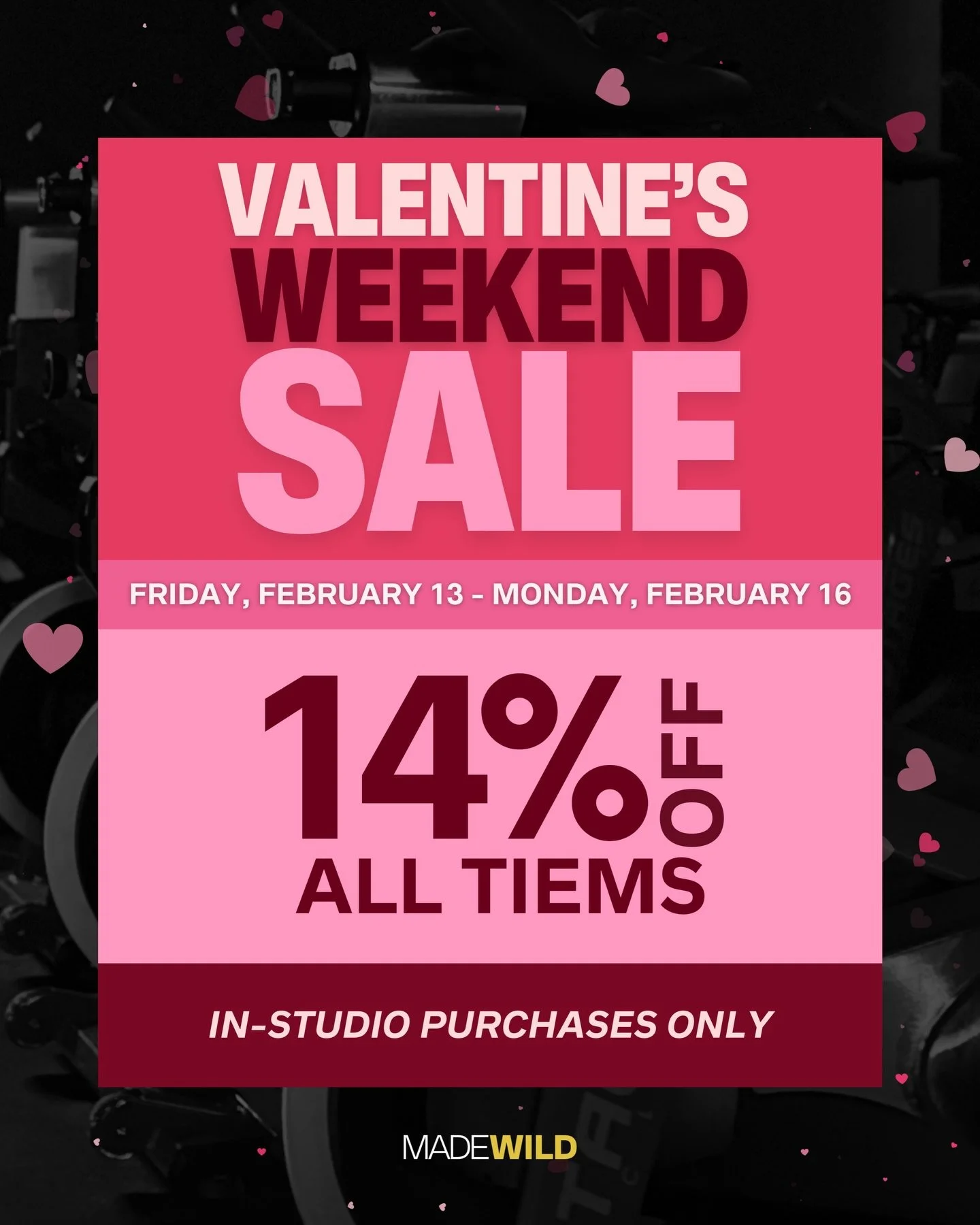 💘 It&rsquo;s the season of love&hellip; and we&rsquo;re showing some love to your ride!

Starting Friday, February 13 through Monday, February 16, enjoy 14% OFF all TIEM cycling shoes 🤘🏻🔥

Whether you&rsquo;ve been eyeing a new color or ready to 