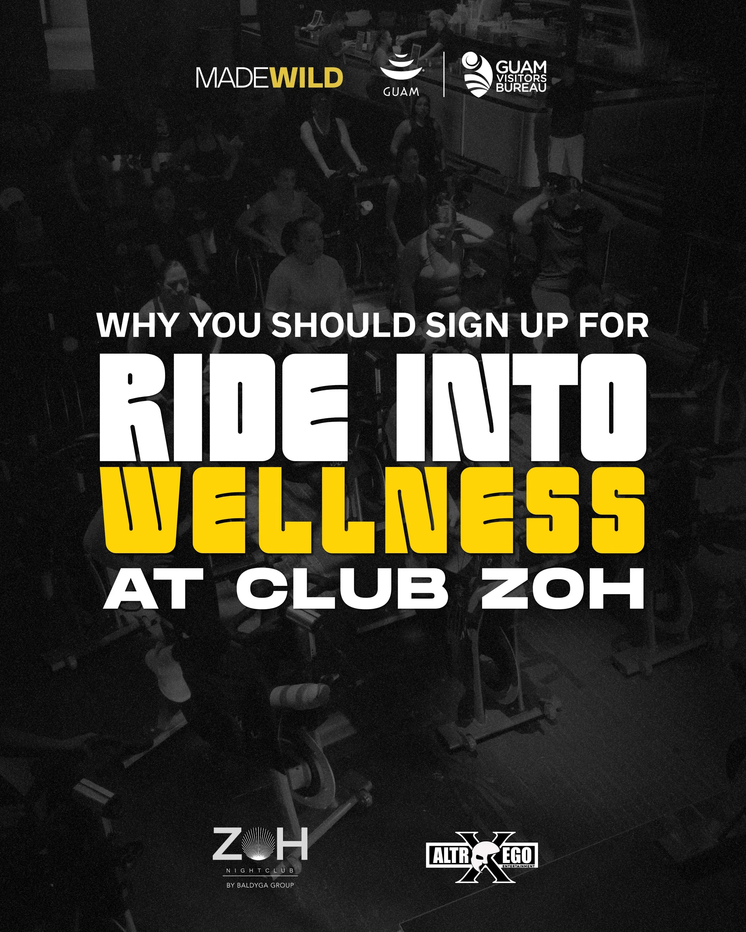 If you needed more reasons to sign up for Ride Into Wellness at Club Zoh 🚲🪩

Saturday, May 30 | 2PM - 7PM
4 Sessions | $25 per session

A portion of all ticket sales will be donated towards Super Typhoon Sinlaku relief efforts 🤝🏼💛

Sign up throu