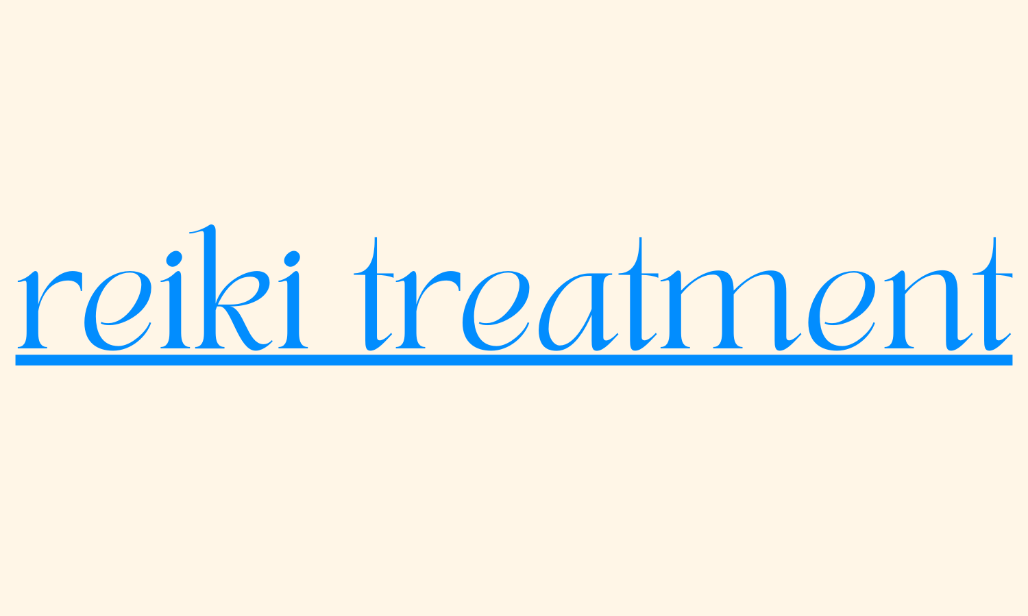 reiki treatment