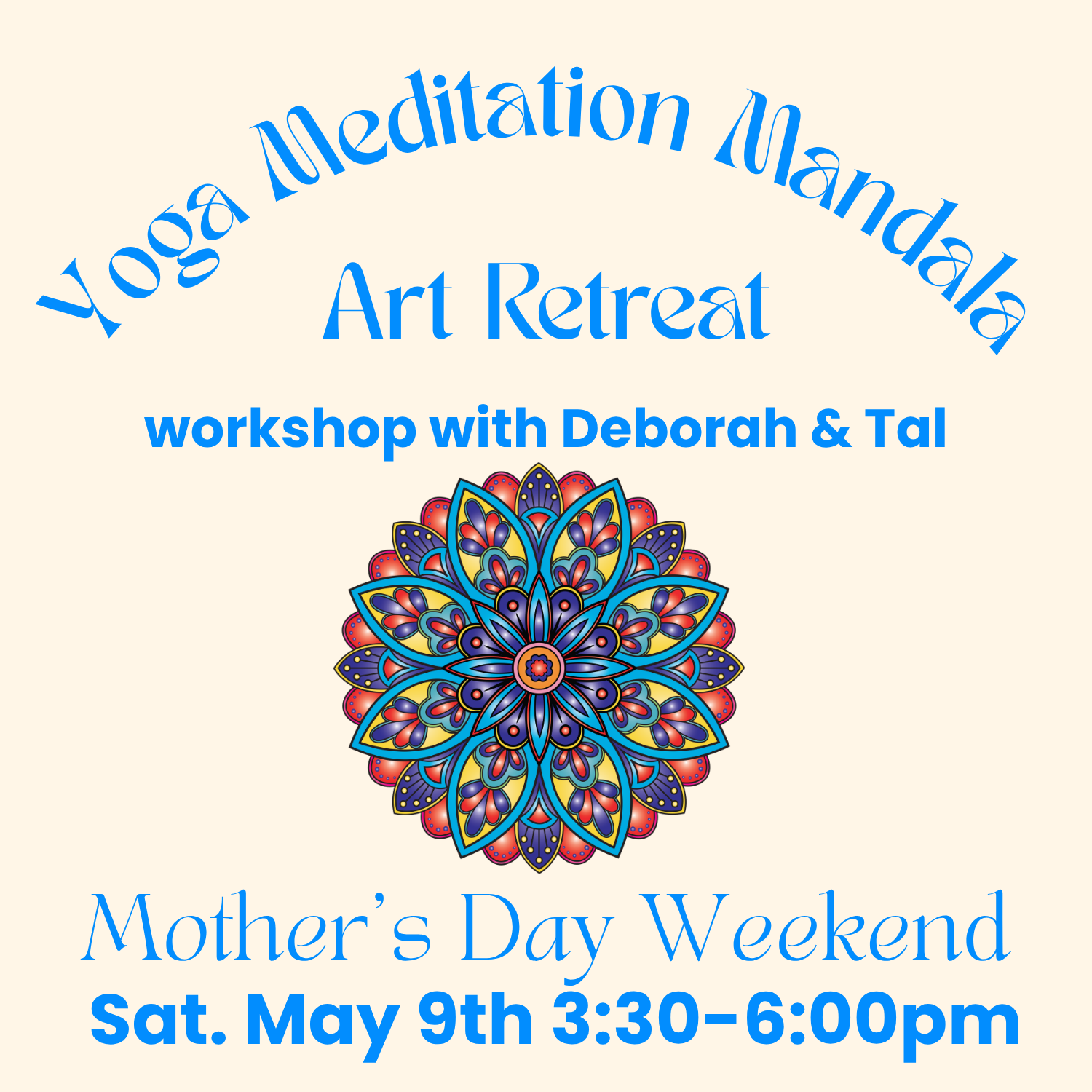 mandala yoga art workshop