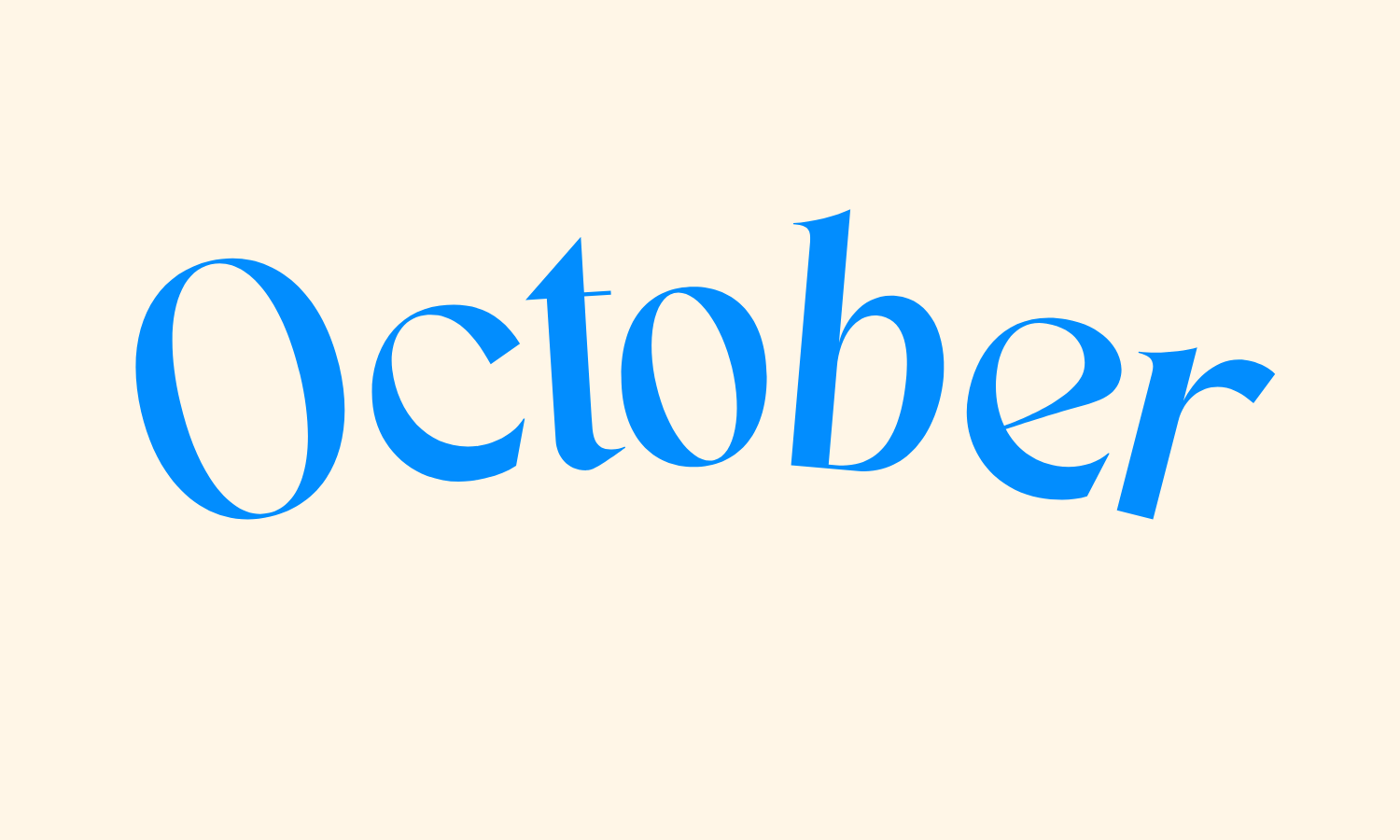 October