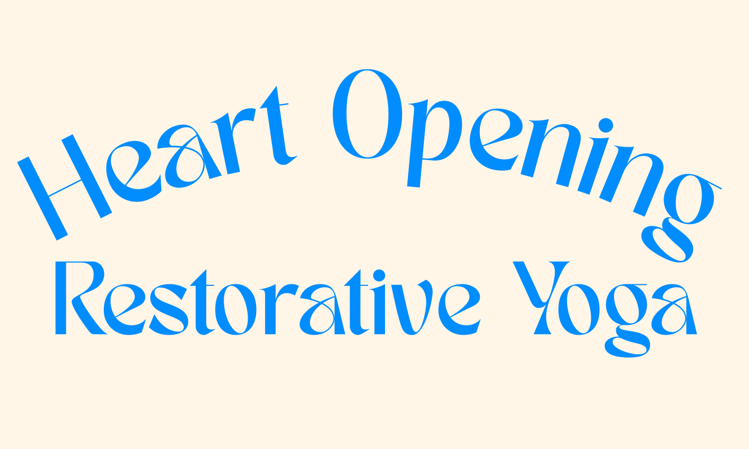 heart opening restorative yoga