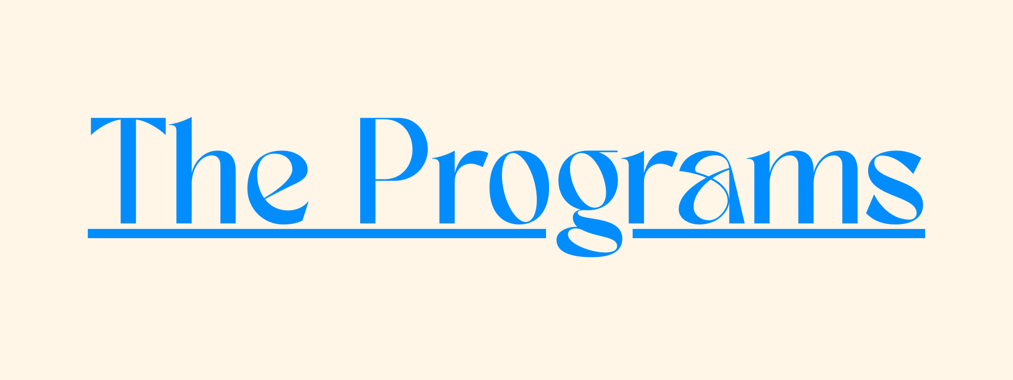 programs