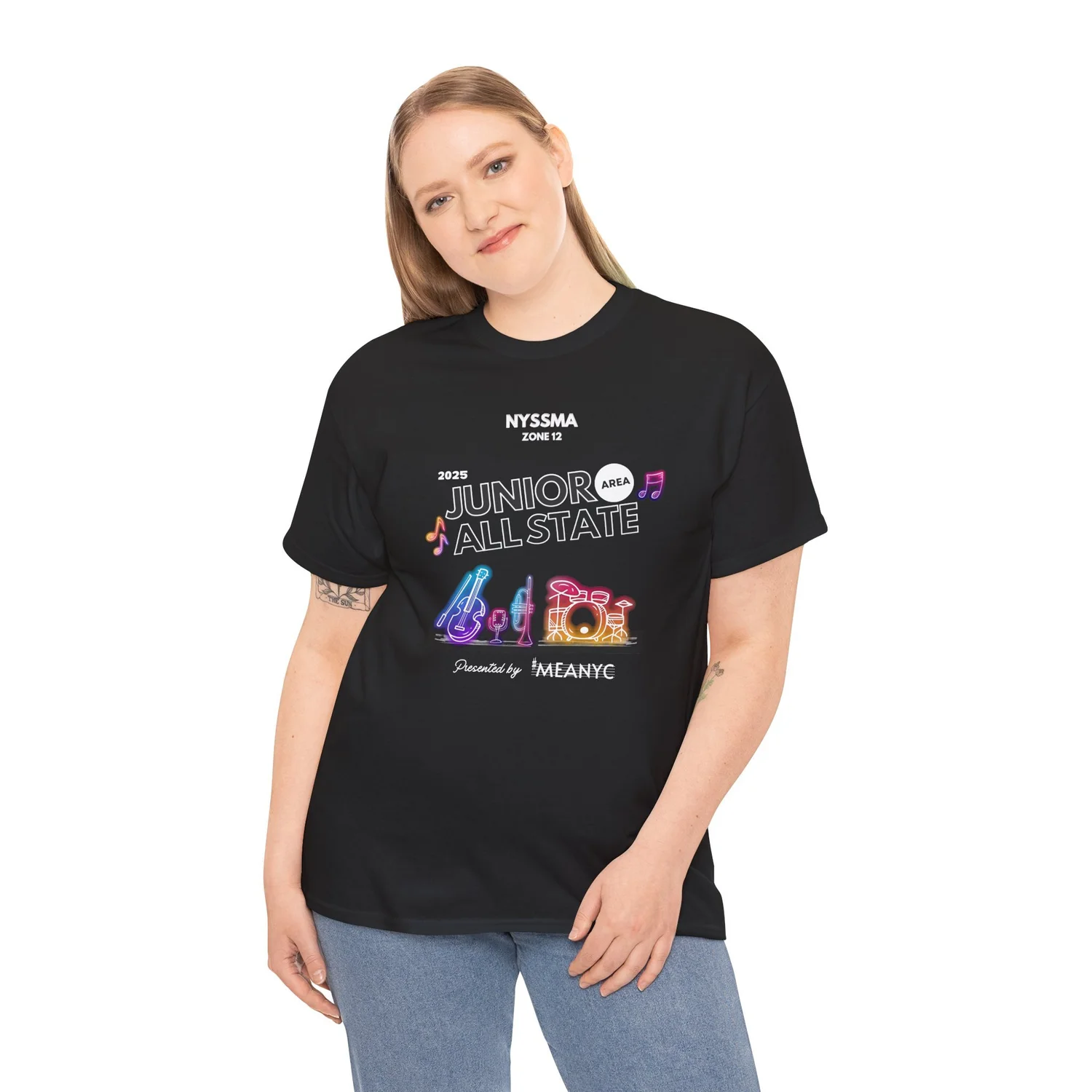MEANYC 2025 Neon NYSSMA Zone 12 Area All State Unisex T-Shirt