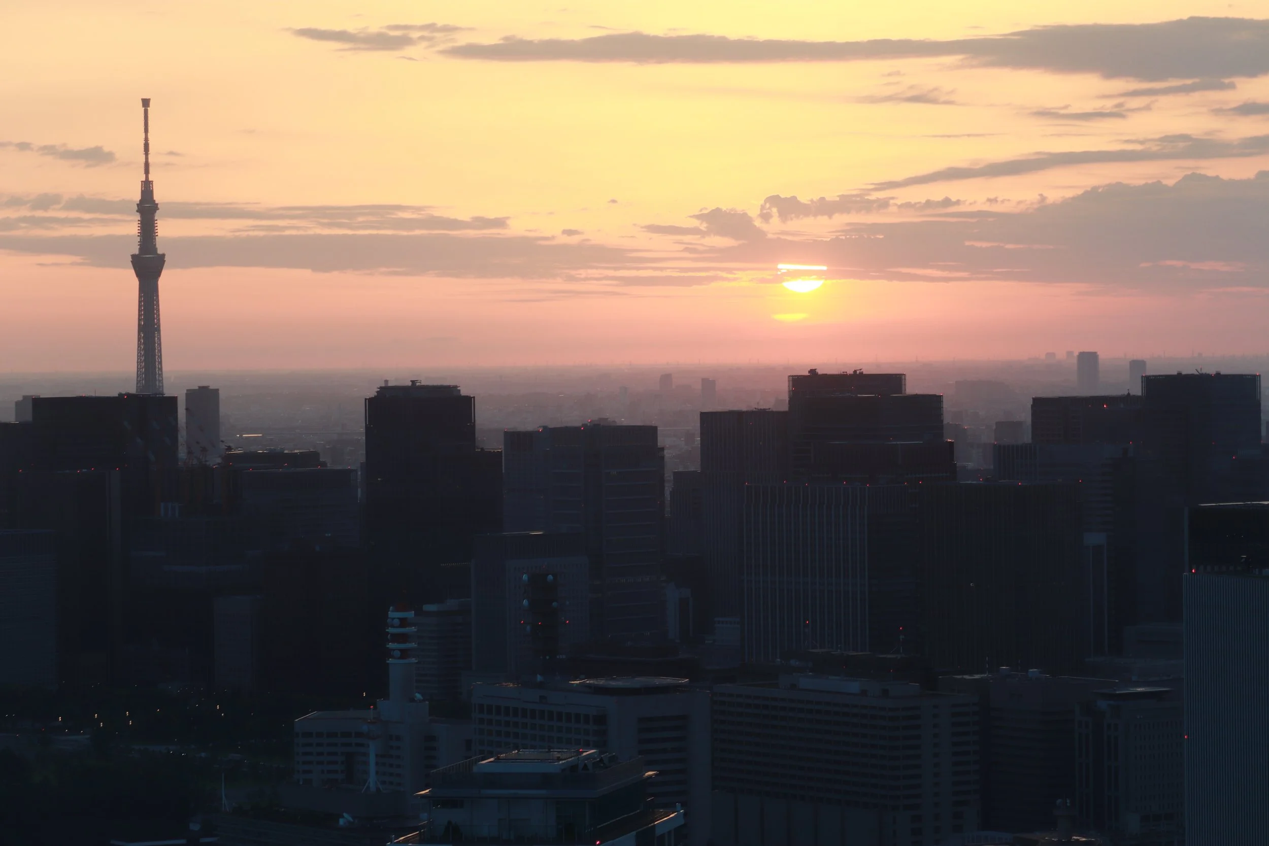 Sunset in Tokyo
