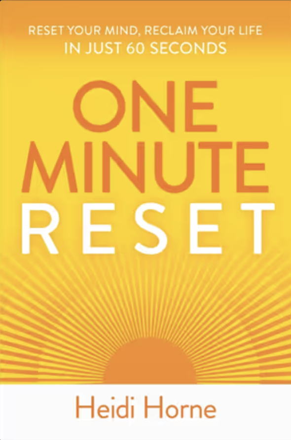 One Minute Reset by Heidi Horne book cover.png