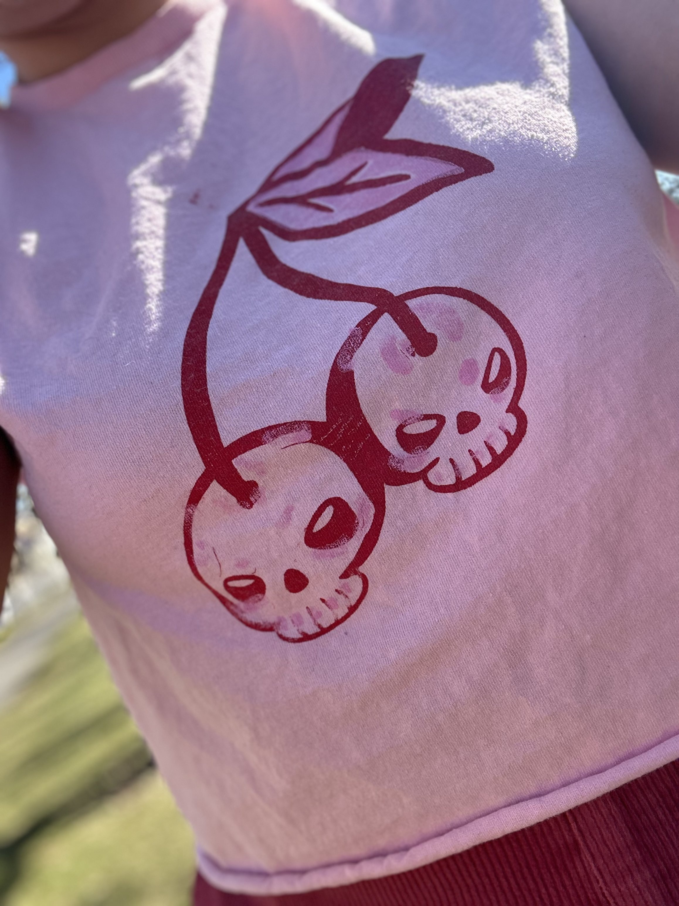 scarry cherry tee