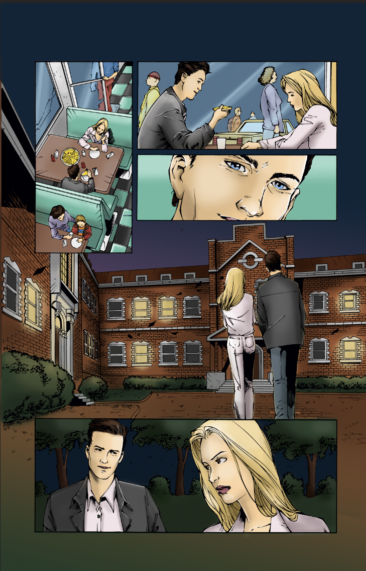 Comic Color study ( only color done by me ) , Photoshop, 2024