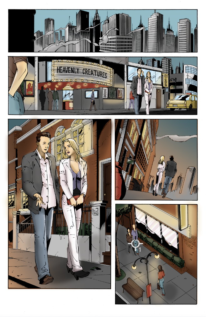 Comic color study ( only color done by me ) , Photoshop, 2024