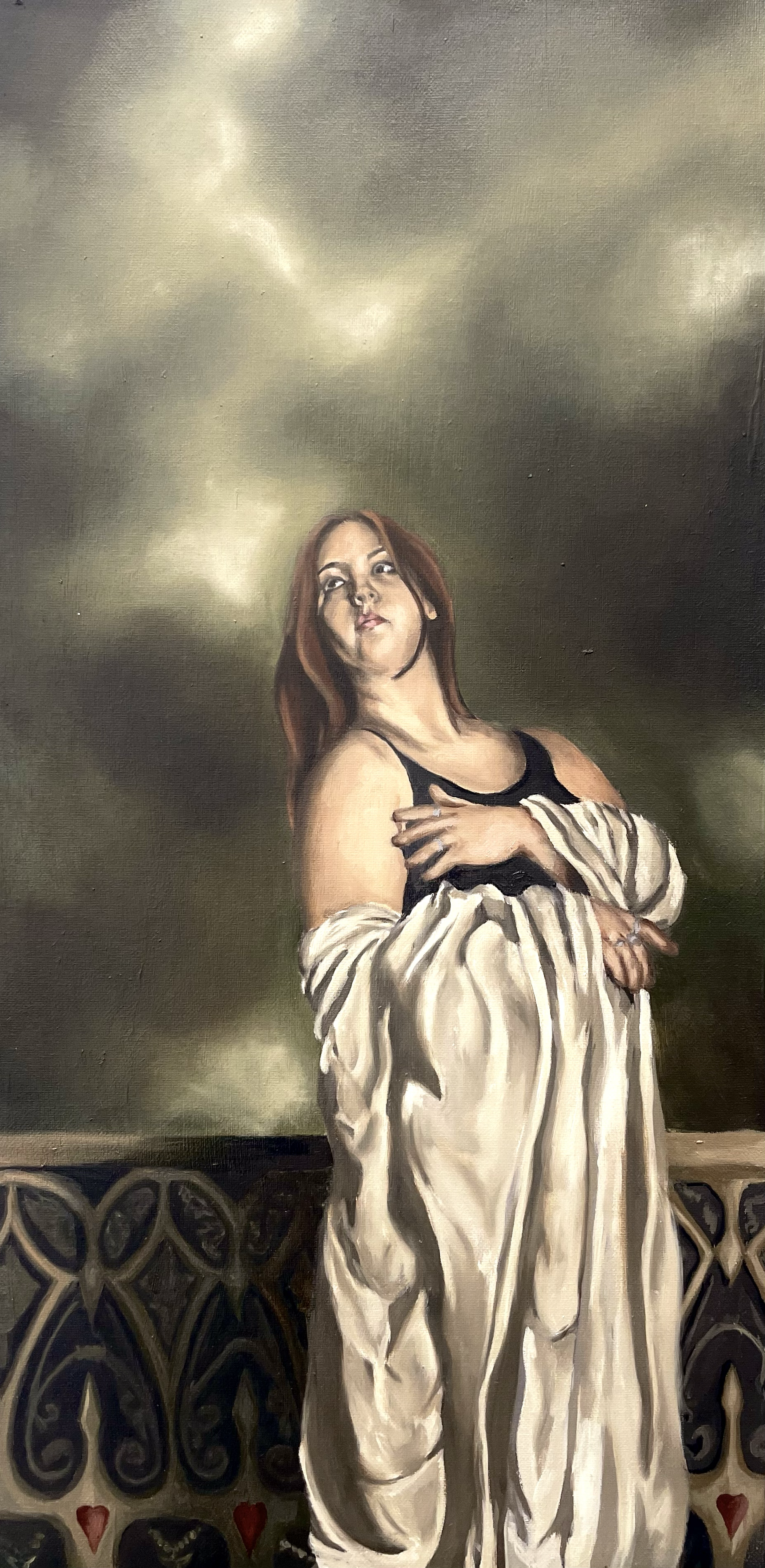 Untitled, 12 x 24 , Oil on canvas, 2025