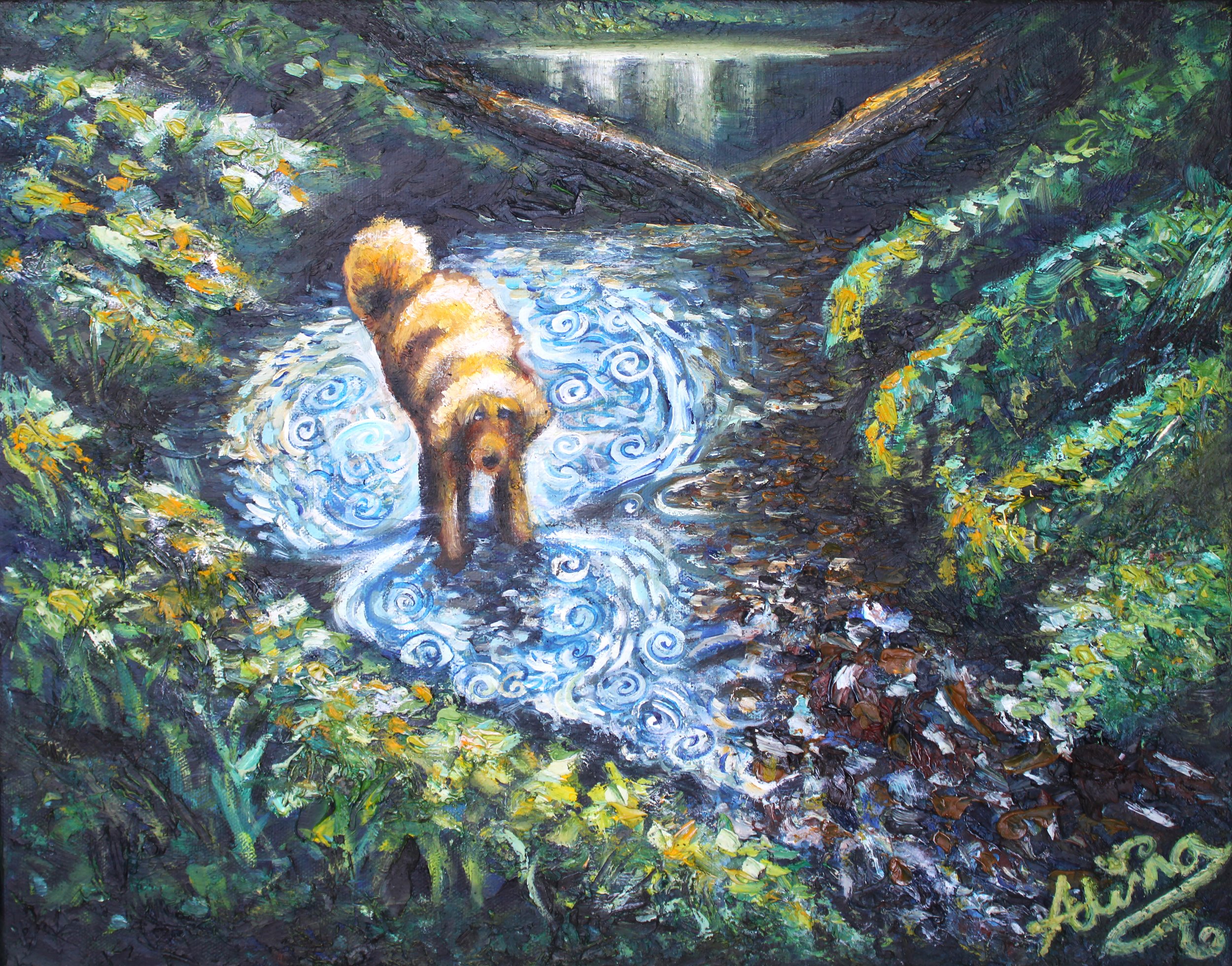Narla in the creek.jpg