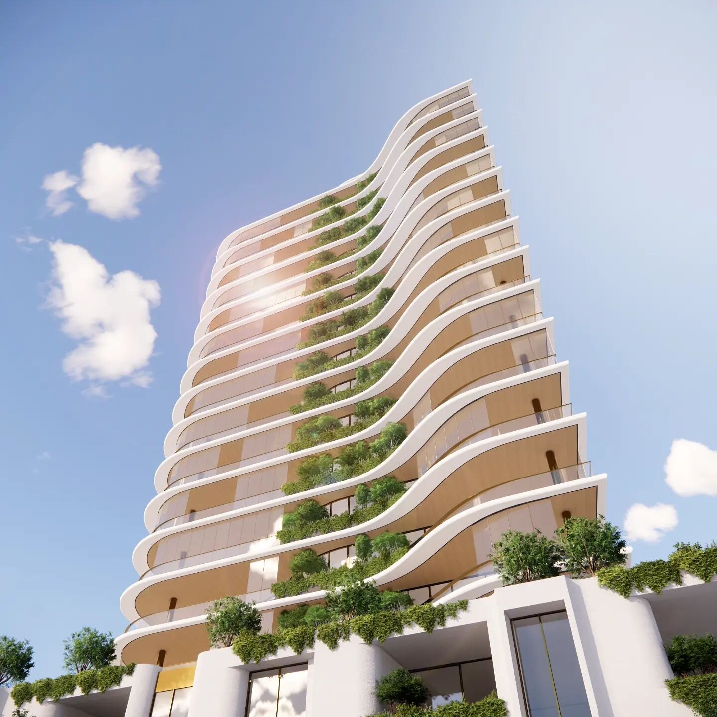 Sculptural flowing lines and lush vertical gardens frame luxury penthouse residences on this yet to be disclosed project by RAD architecture. More info soon!

#penthouse #sculptural #verticalgarden #perthapartments #perthdesign #pertharchitecture #au
