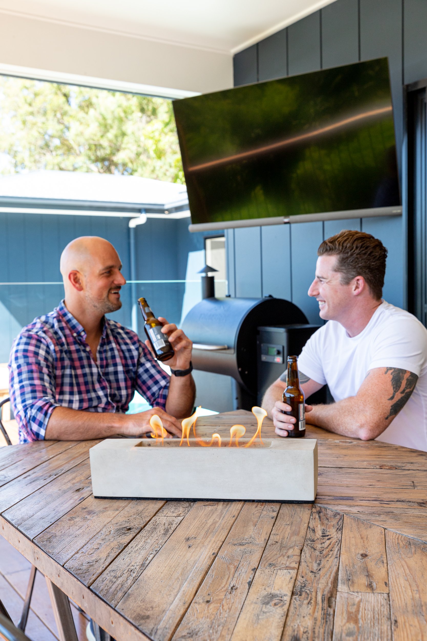 Gold Coast Lifestyle Photographer Gold Coast Product Photographer Gold Coast Branding Photographer Fire Pit Relax Winter BBQ