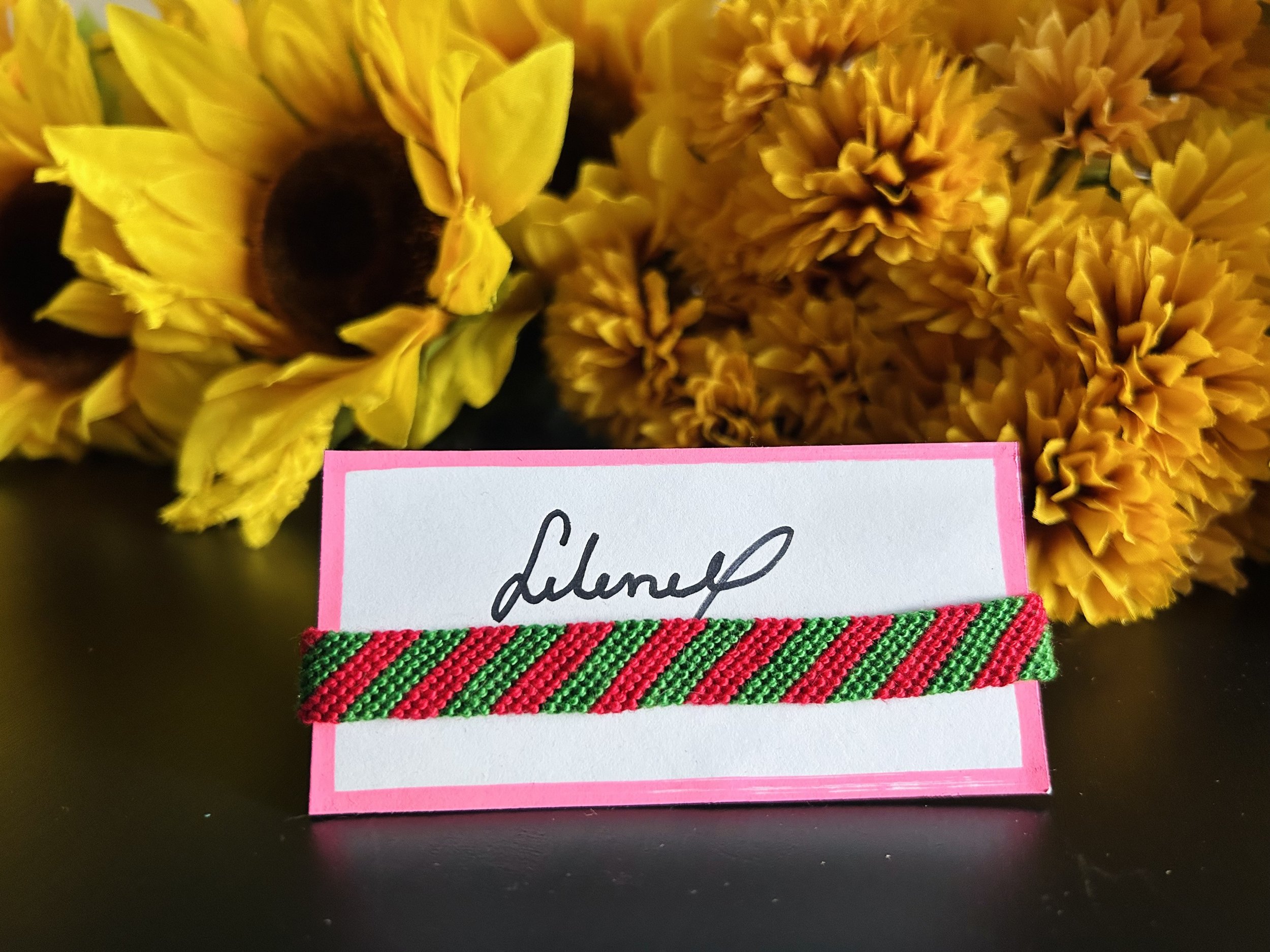 Red and Green Bracelet