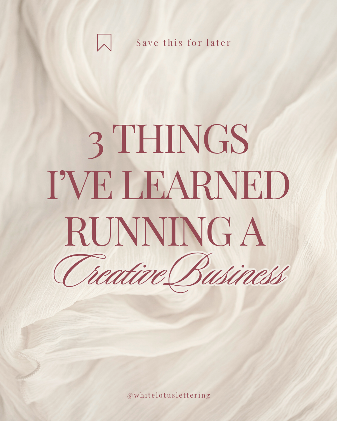 Lessons I’ve Learned Running a Creative Business